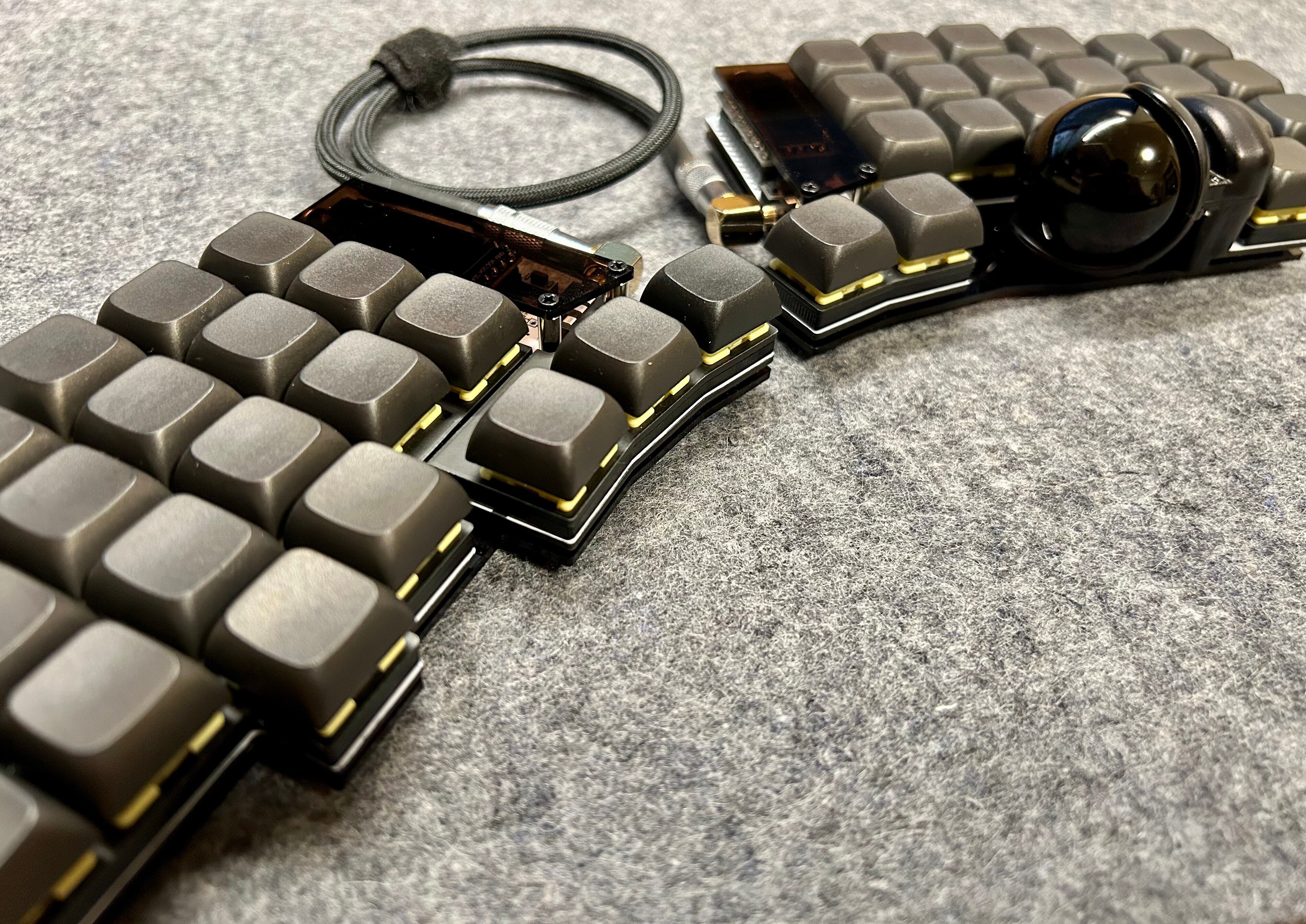 真っ黒なKeyballをつくりたい② -着色・組み立て-|あじすけ 真っ黒なKeyballをつくりたい② -着色・組み立て-|あじすけ