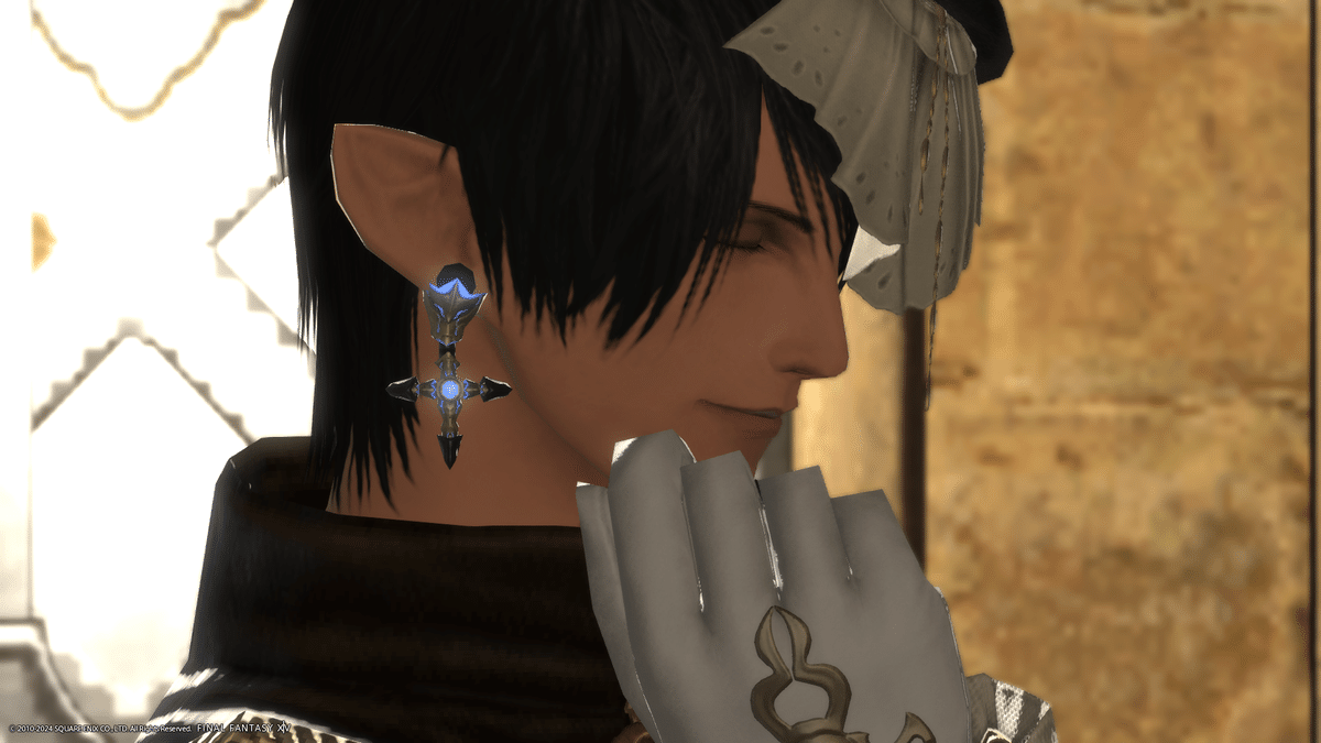 FF XIV × Biju mam 伊勢丹コラボ メネフィナイヤリング 未使用】FF14