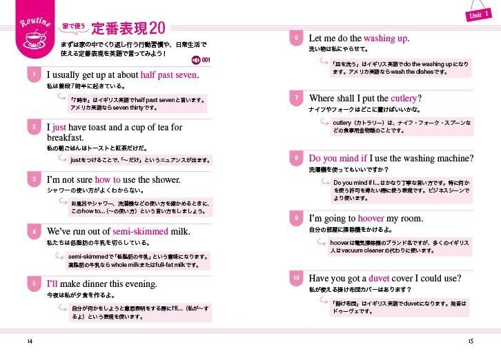 イギリス英語 ネイティブが教えるイギリス英語フレーズ1000』を実際に読んでみた