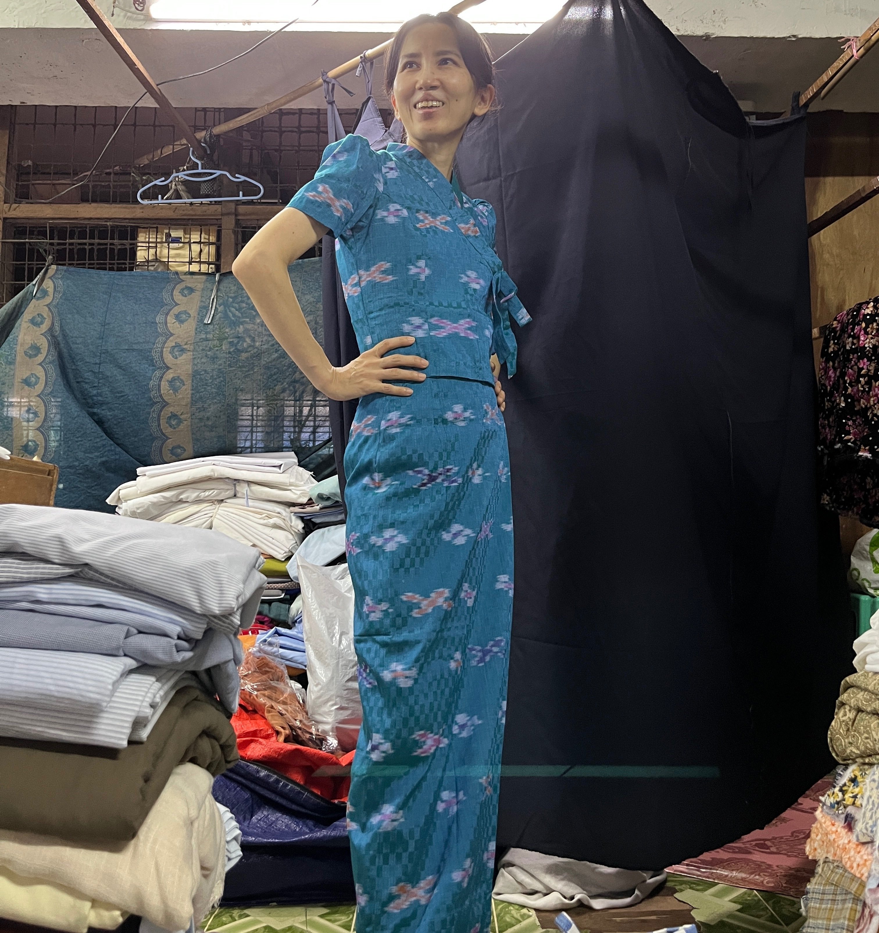 8】ミャンマーの民族衣装を着る｜国際医療NGOジャパンハート