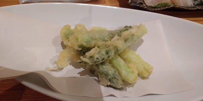 アスパラガスの天ぷら