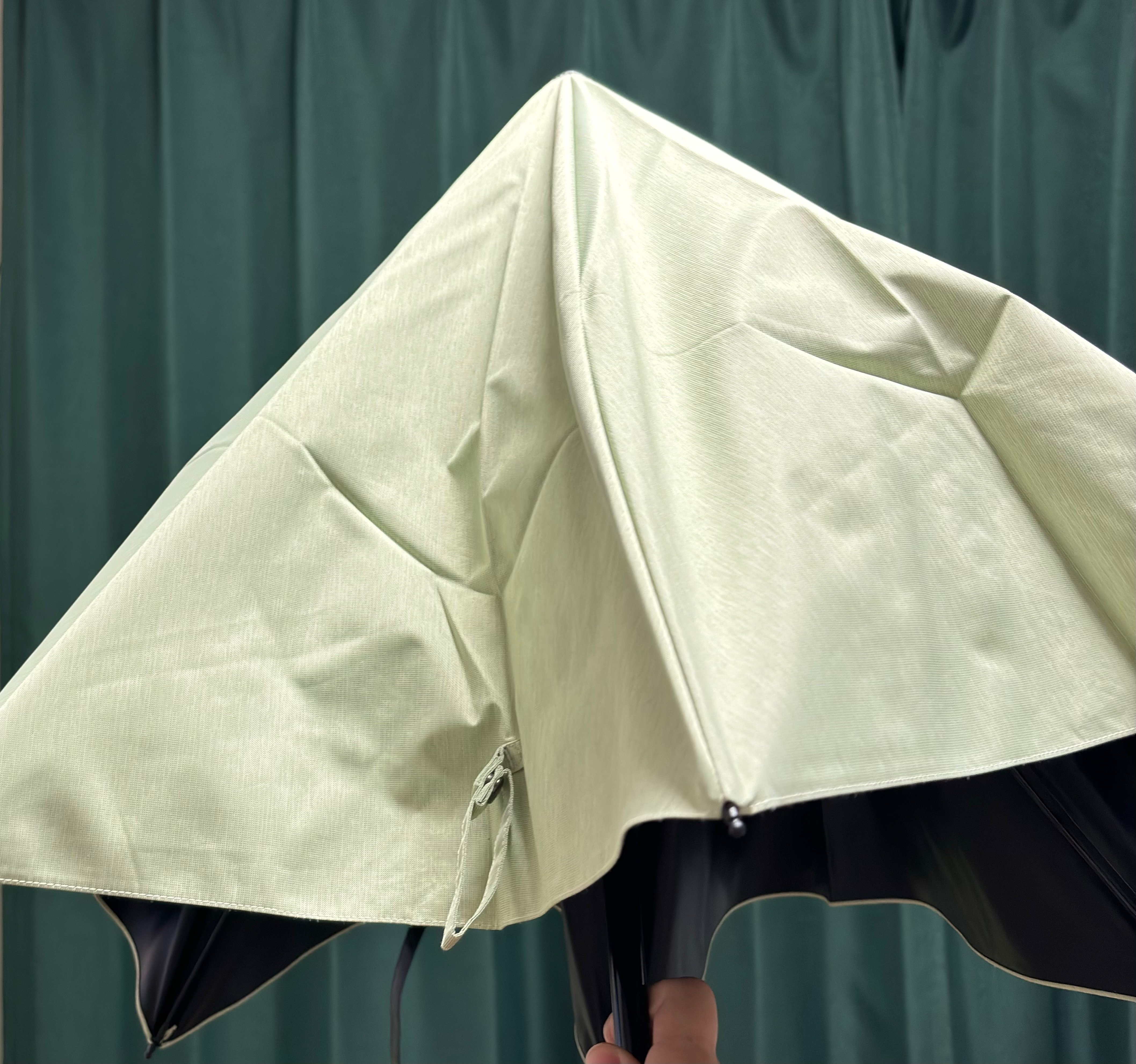 サンバリア100 日傘 三段折 コンビ白黒ストライプ サンバリア100 完全