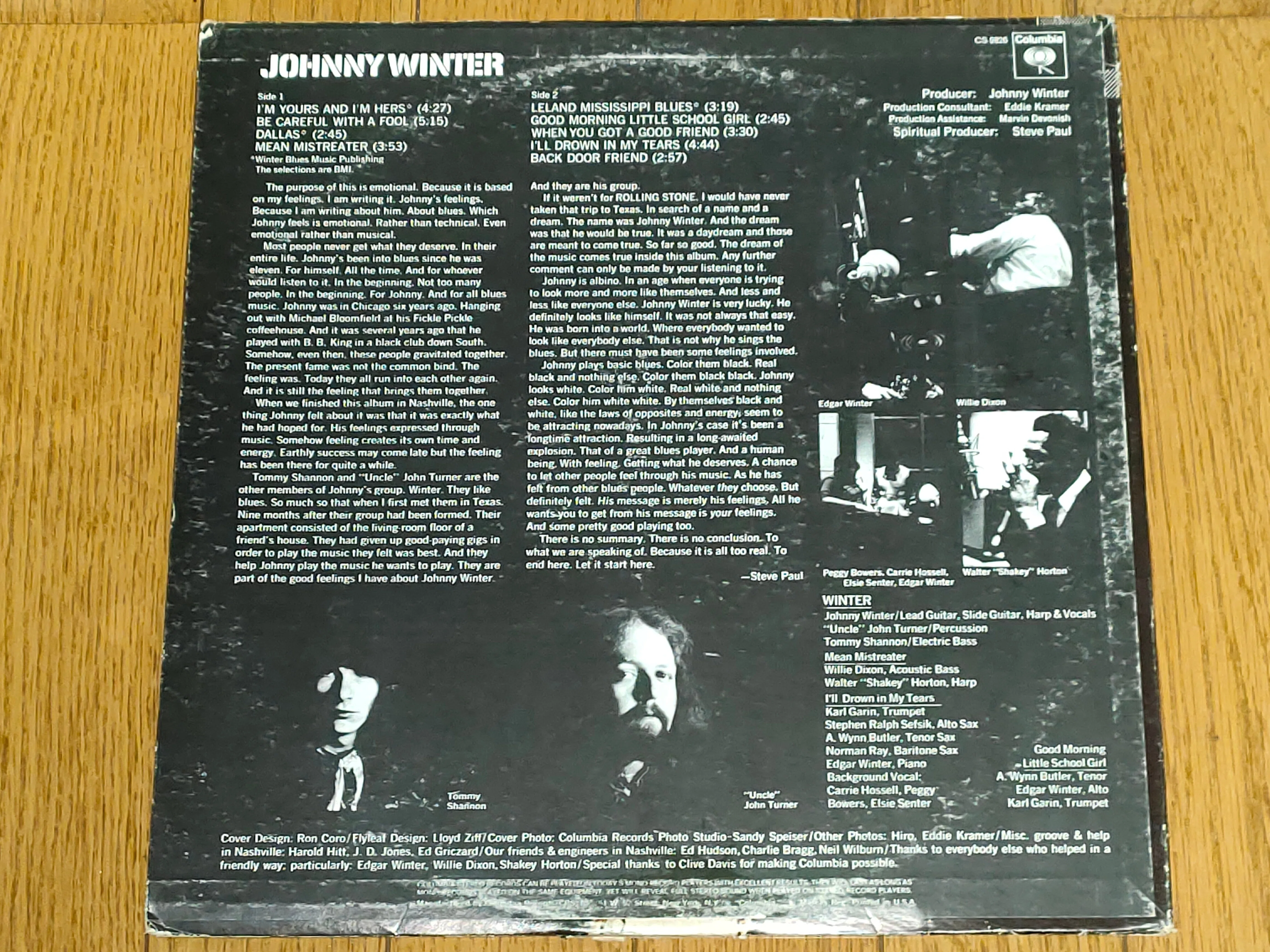 Johnny Winter】(1969) 100万ドルのブルースロック・ギタリスト登場