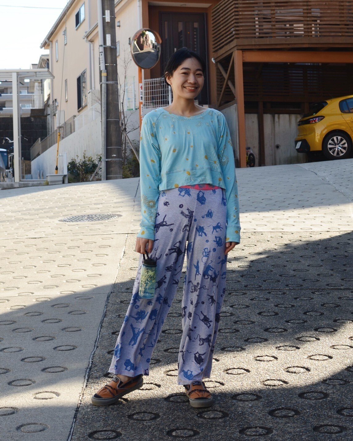 【美品】ホアナデアルコ Juana de arco ショート丈トップス Juana de Arco ✴︎新古品✴︎花柄 長袖ショート丈トップス タグ