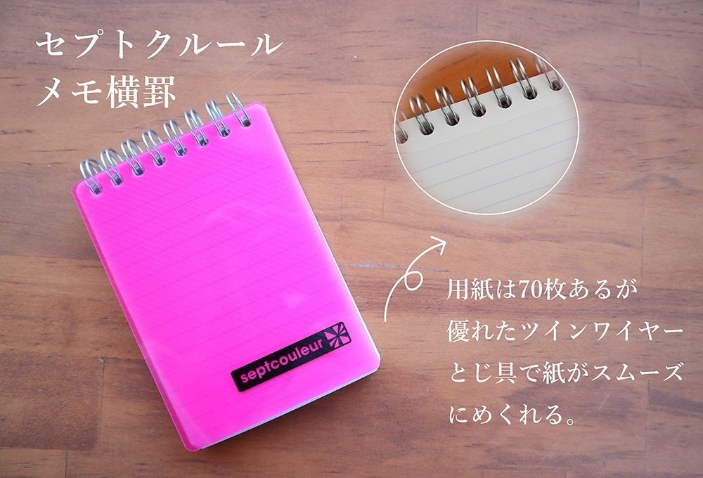 スパイラルメモ帳 ワイヤーバウンド スパイラルメモパッド 3インチ x 5インチ スモールミニノートパッド カレッジ罫線ノート 60枚/パッドポケット ステノブック スパイラルメモパッド 3 x 5インチ メモパッド スパイラルノート