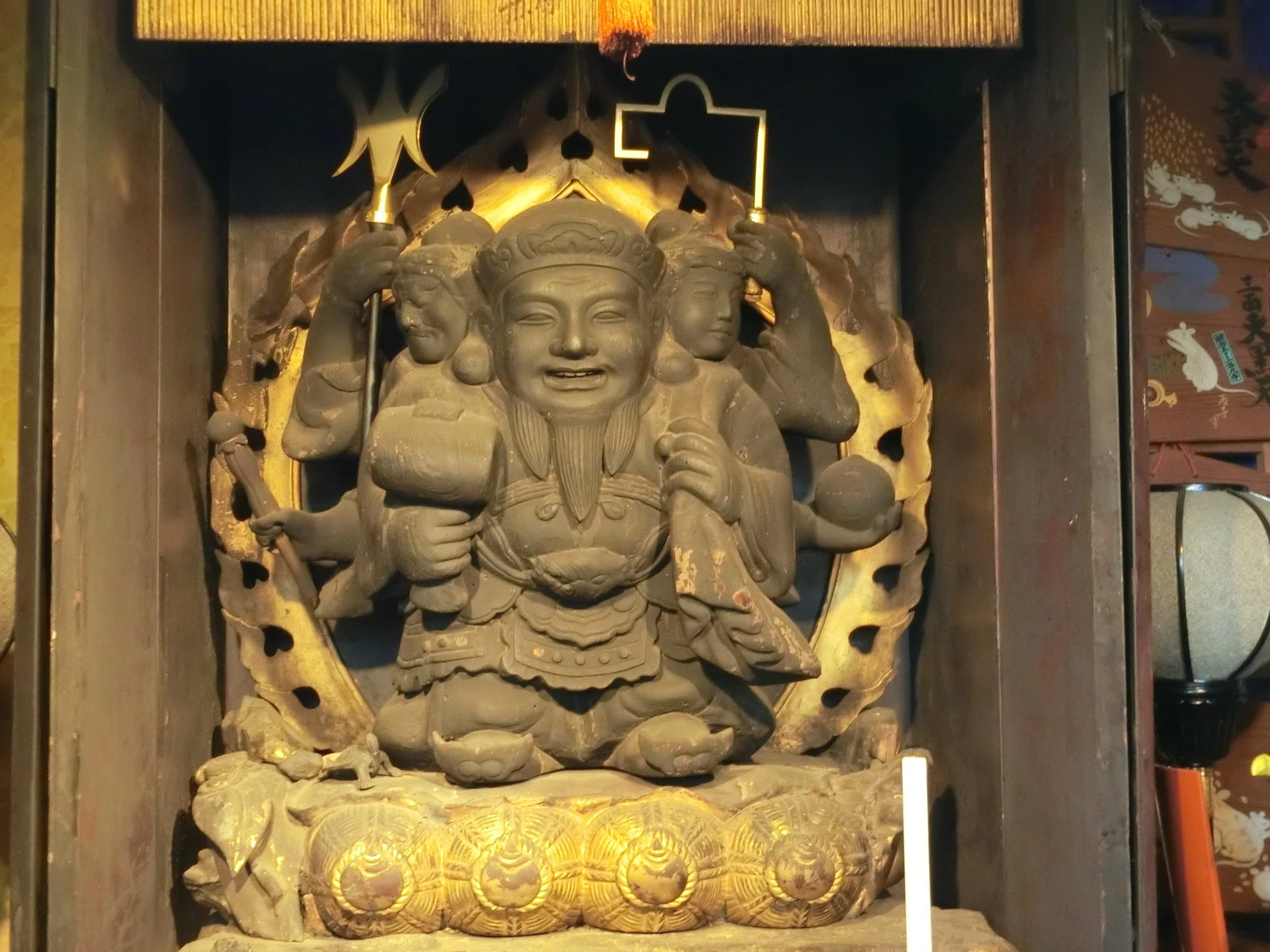 三面大黒さん「英信寺」大黒天×毘沙門天×弁財天【東京シリーズ/上野
