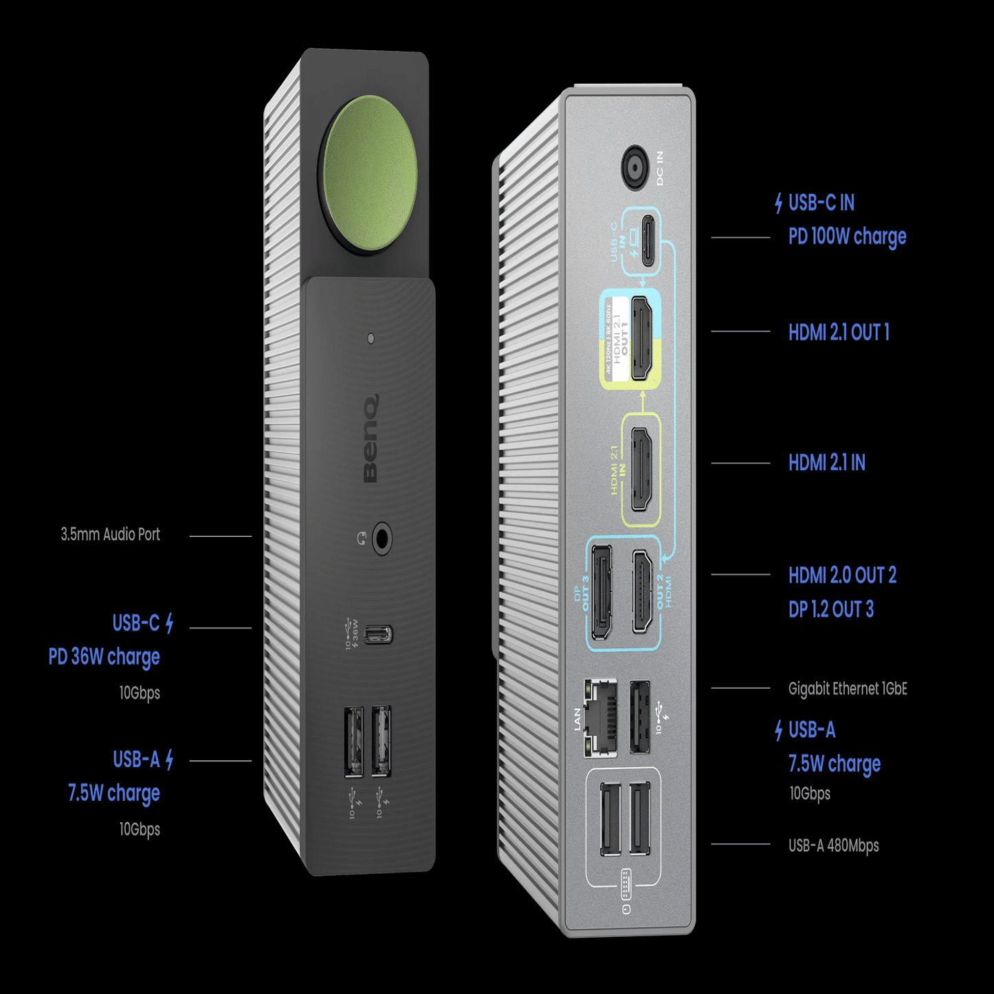 BenQ beCreatus DP1310　ドッキングステーション Amazon.com: BenQ beCreatus 13-in-1 USB C Hybrid Dock | Gaming Dock