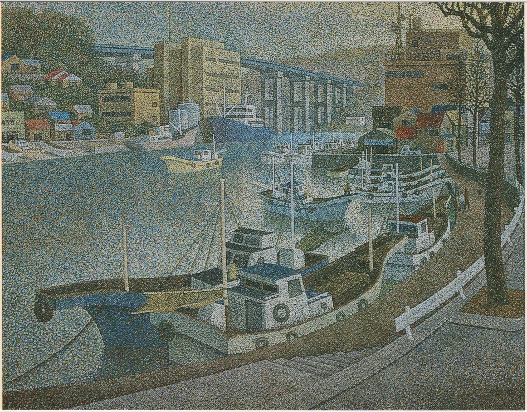 点描画の大変な実力者であるにもかかわらず現状は無名の洋画家・田中惟 
