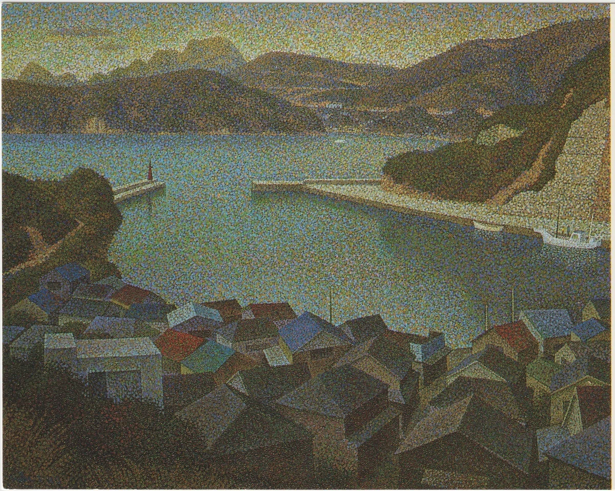 点描画の大変な実力者であるにもかかわらず現状は無名の洋画家・田中惟 