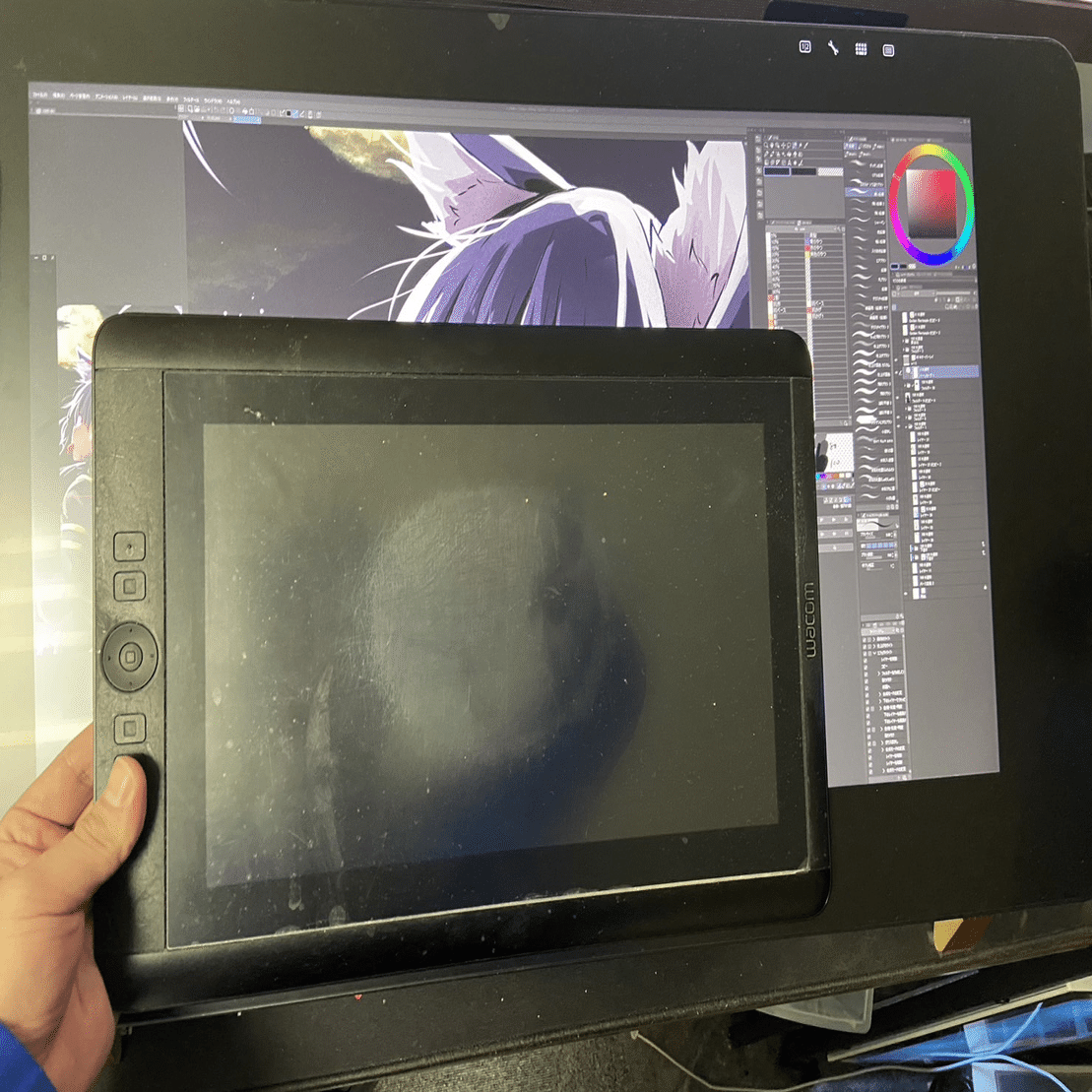 Wacom 液タブ 21インチ(3ヶ月くらい使用) wacom Cintiq Pro 24 を買った