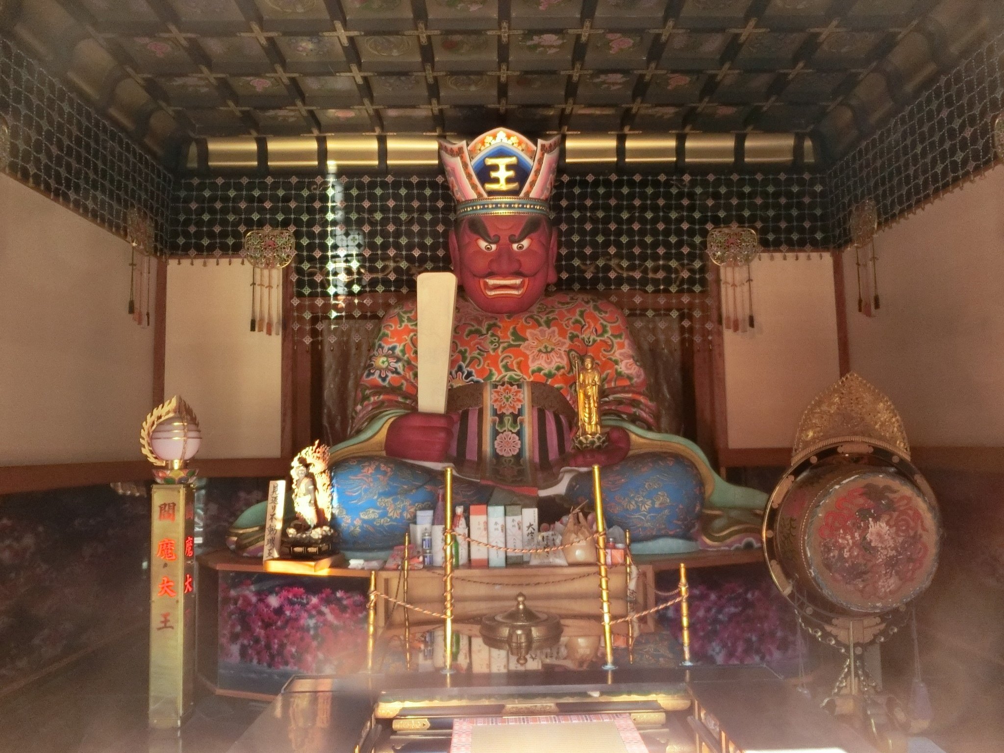 見返り不動明王「法乗院」仏像ﾜﾝﾀﾞｰﾗﾝﾄﾞ閻魔様の教え「陽岳寺/玄信寺