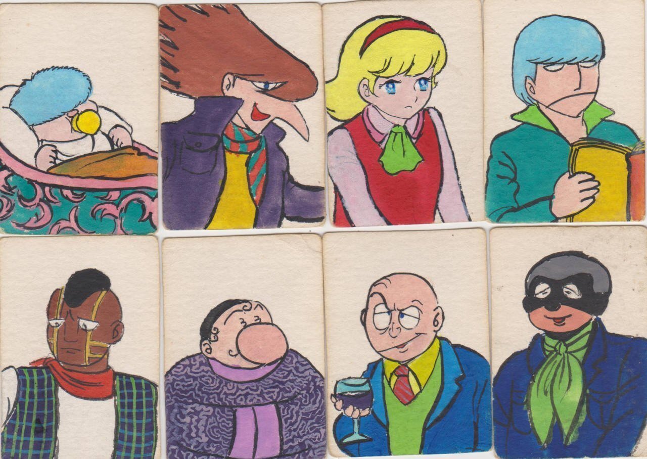 昭和】キャラクターカード絵【自作】サイボーグ009｜けもりけ