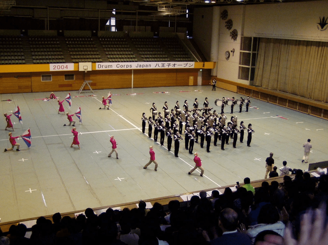 Drum Corps Japan八王子オープン（会場：創価大学 写真は母校・東京実業高等学校Phoenix Regiment Drum