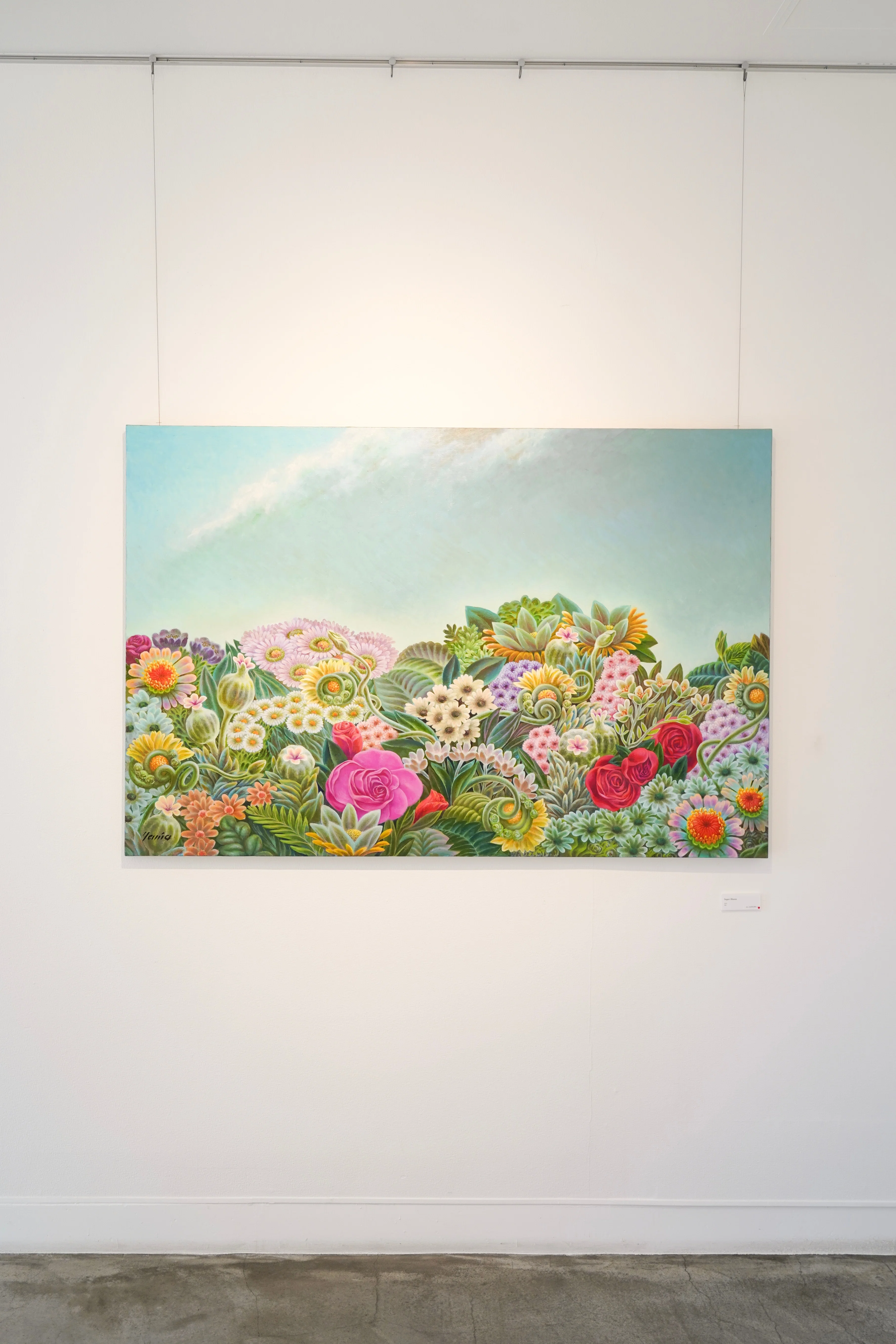 地球モチーフの花の絵画宙花 地球モチーフの花の絵画宙花 【公式通販】