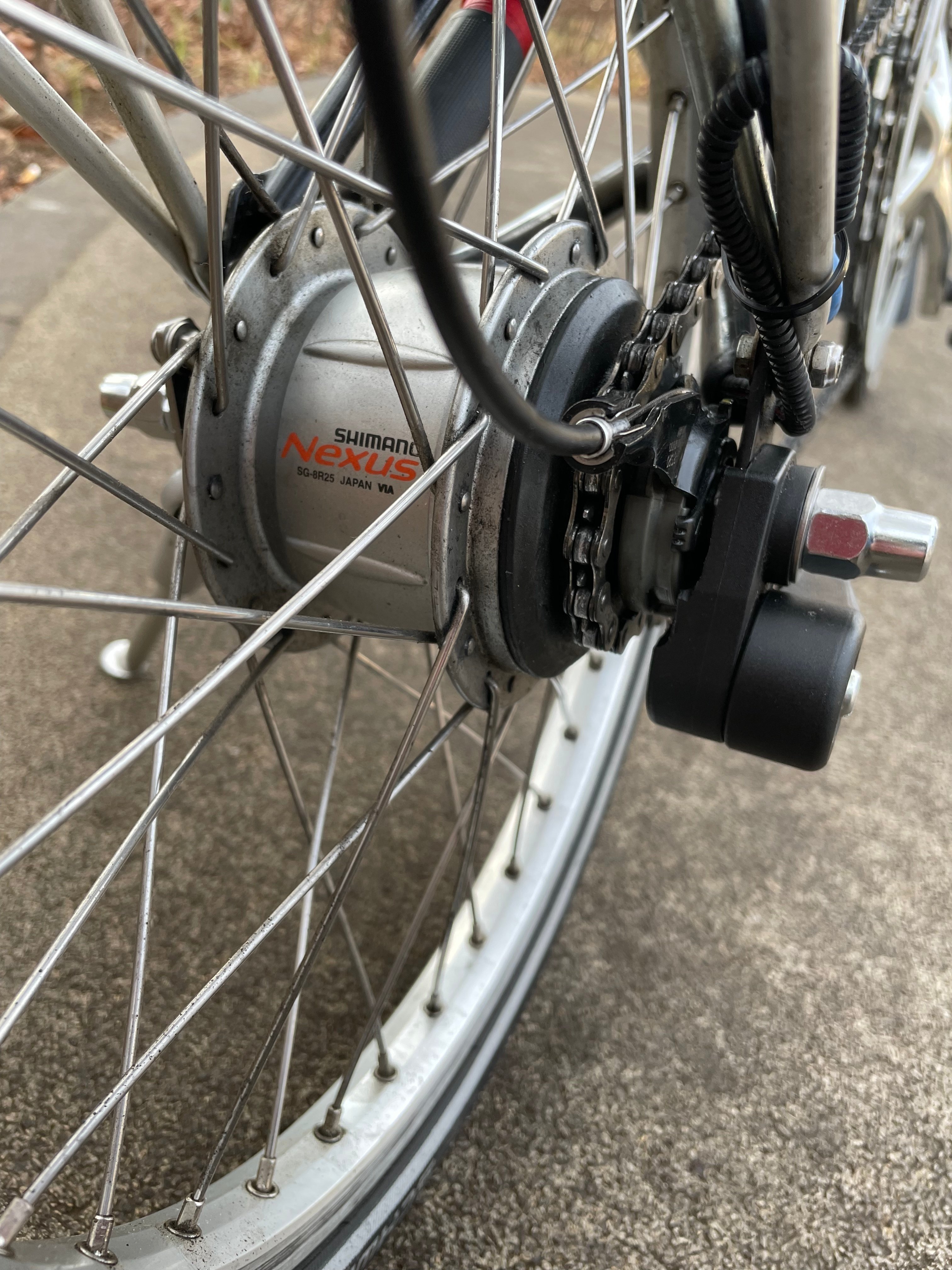 SHIMANO - 内装3段変速×外装8段変速 後ホイール　直ぐに使用可能 内装3段変速×外装8段変速 後ホイール 直ぐに使用可能