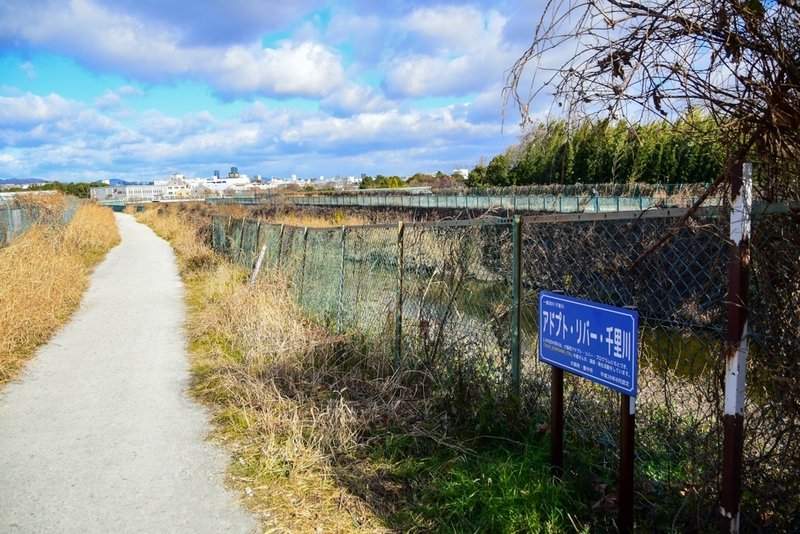 千里川土手の写真