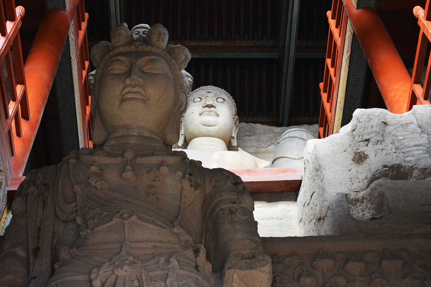 中国歴史旅「雲崗石窟と龍門石窟」⑧「天龍山石窟漫山閣石窟を見学して