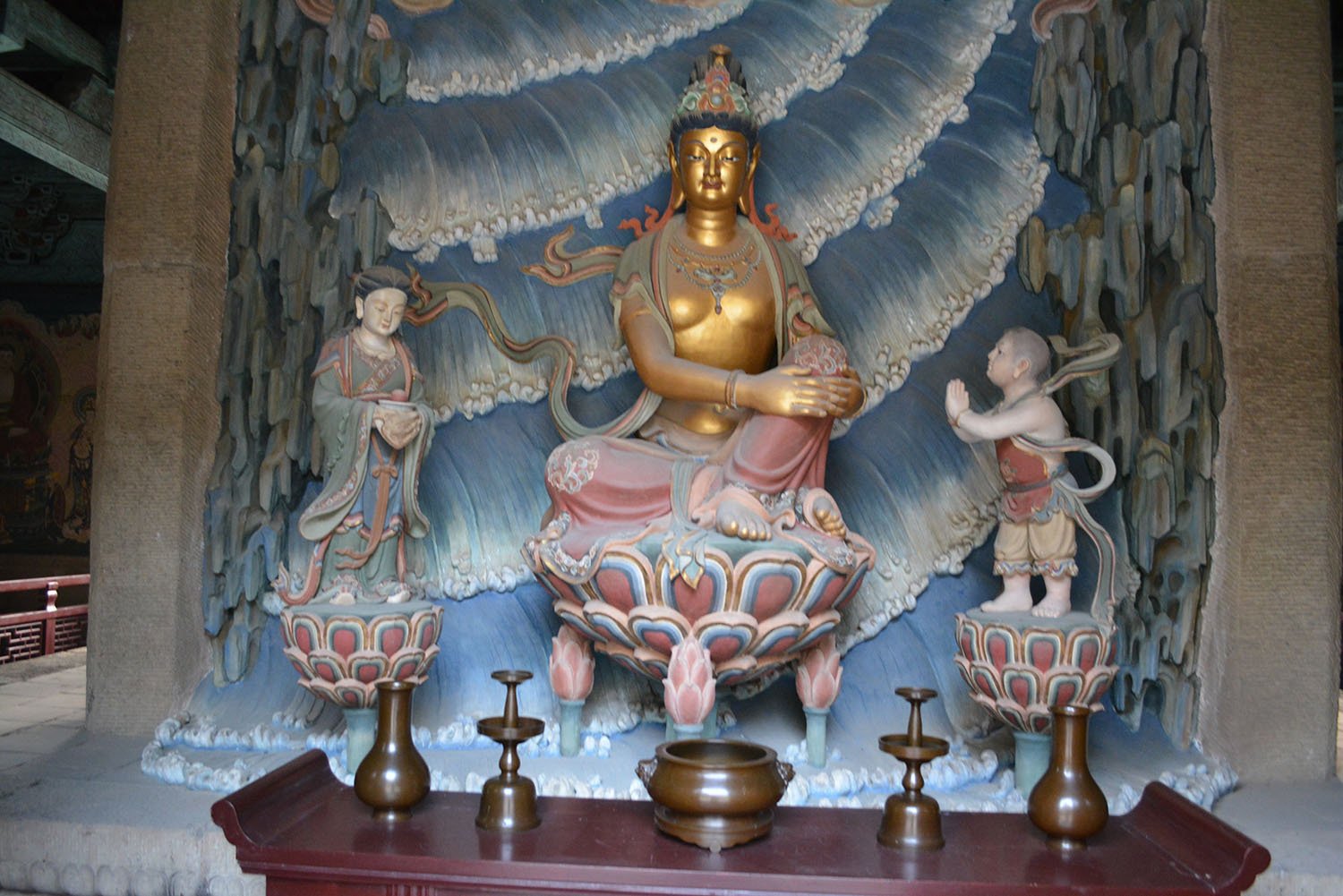 中国歴史旅「雲崗石窟と龍門石窟」⑧「天龍山石窟漫山閣石窟を見学して