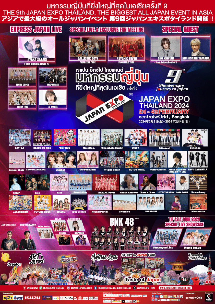 CANDY TUNE タイ遠征詳細/ CANDY TUNE's Thailand expedition details