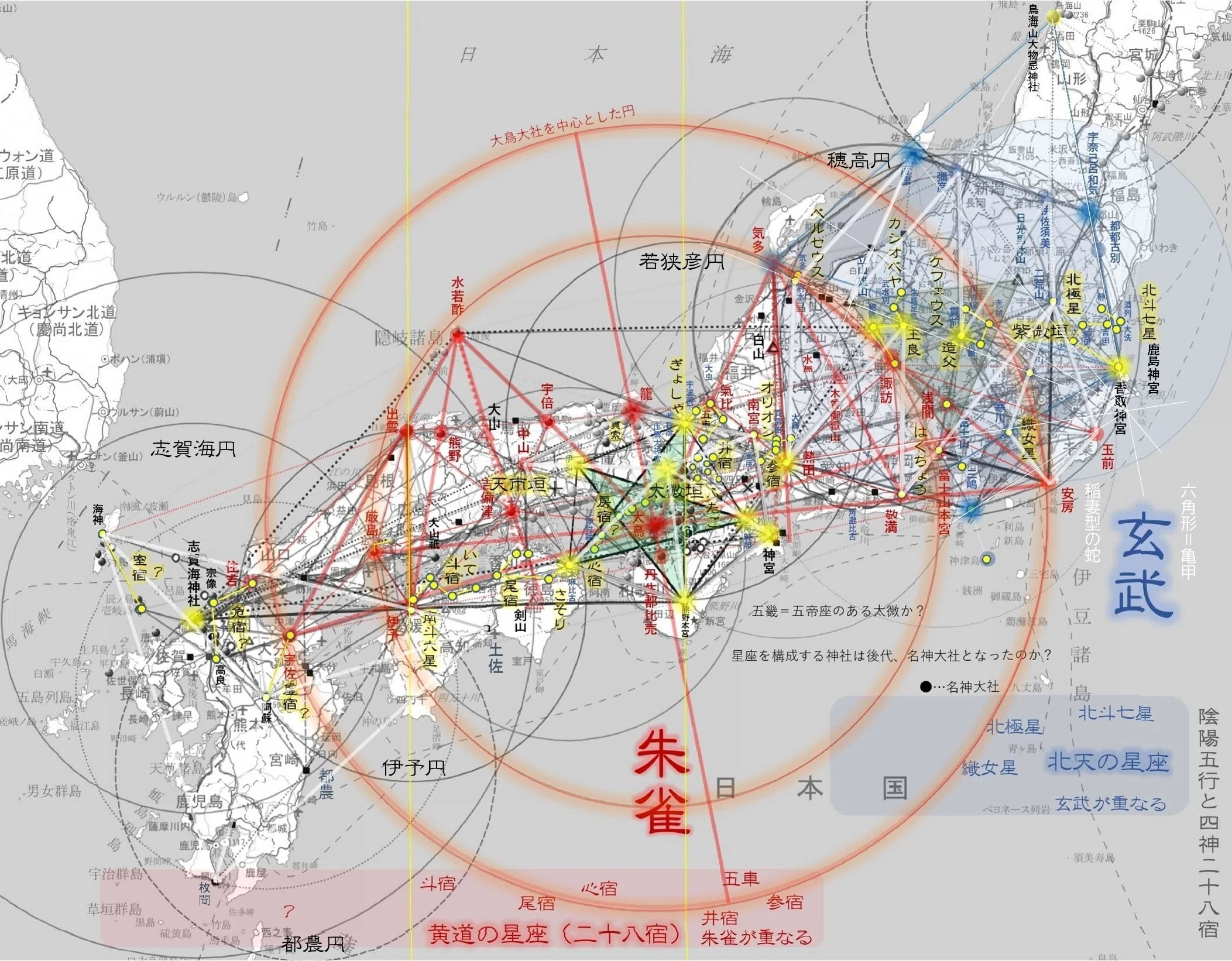 ①天の地上投影～常陸国の七つの名神大社は北斗七星｜穂志比古