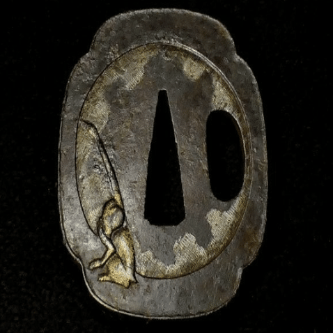 猿猴捉月の鐔①｜刀箱師の日本刀ブログ 中村圭佑