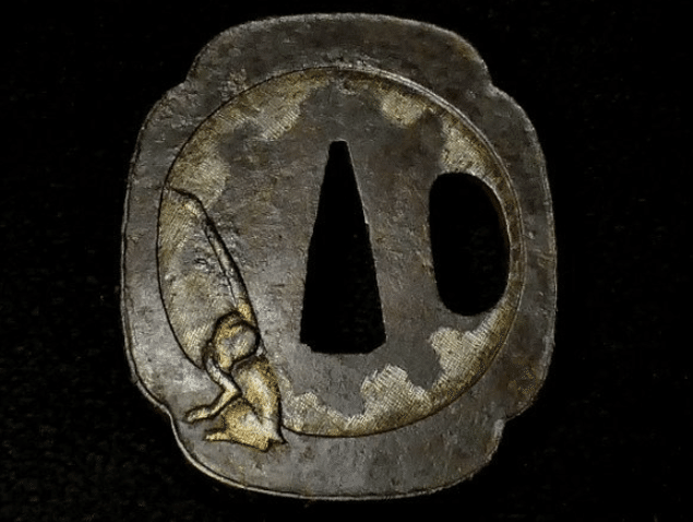 猿猴捉月の鐔①｜刀箱師の日本刀ブログ 中村圭佑