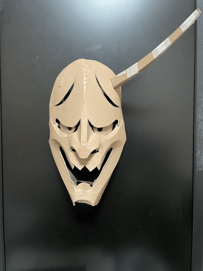 十数年前に作ったお面