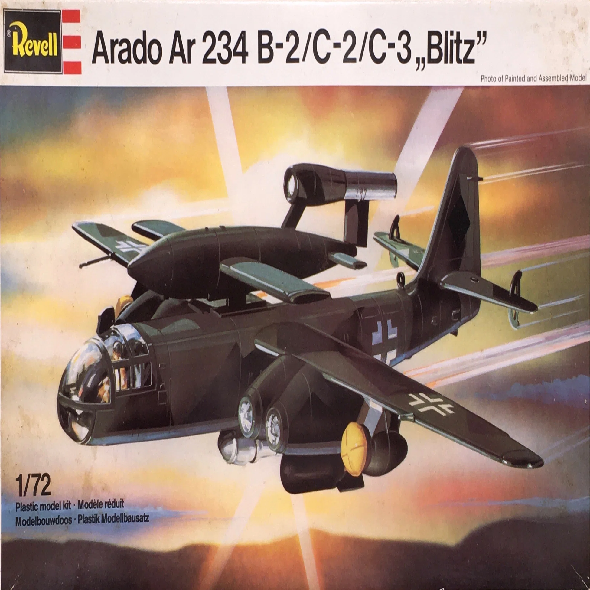 レベル 1/72 アラド Ar234 C-2 `BLITZ` with Fi103(V-1)｜HIROA@素組みの会