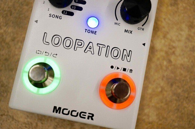 ヴォーカルと楽器を同時にループできる、Mooer MVP3 Loopation