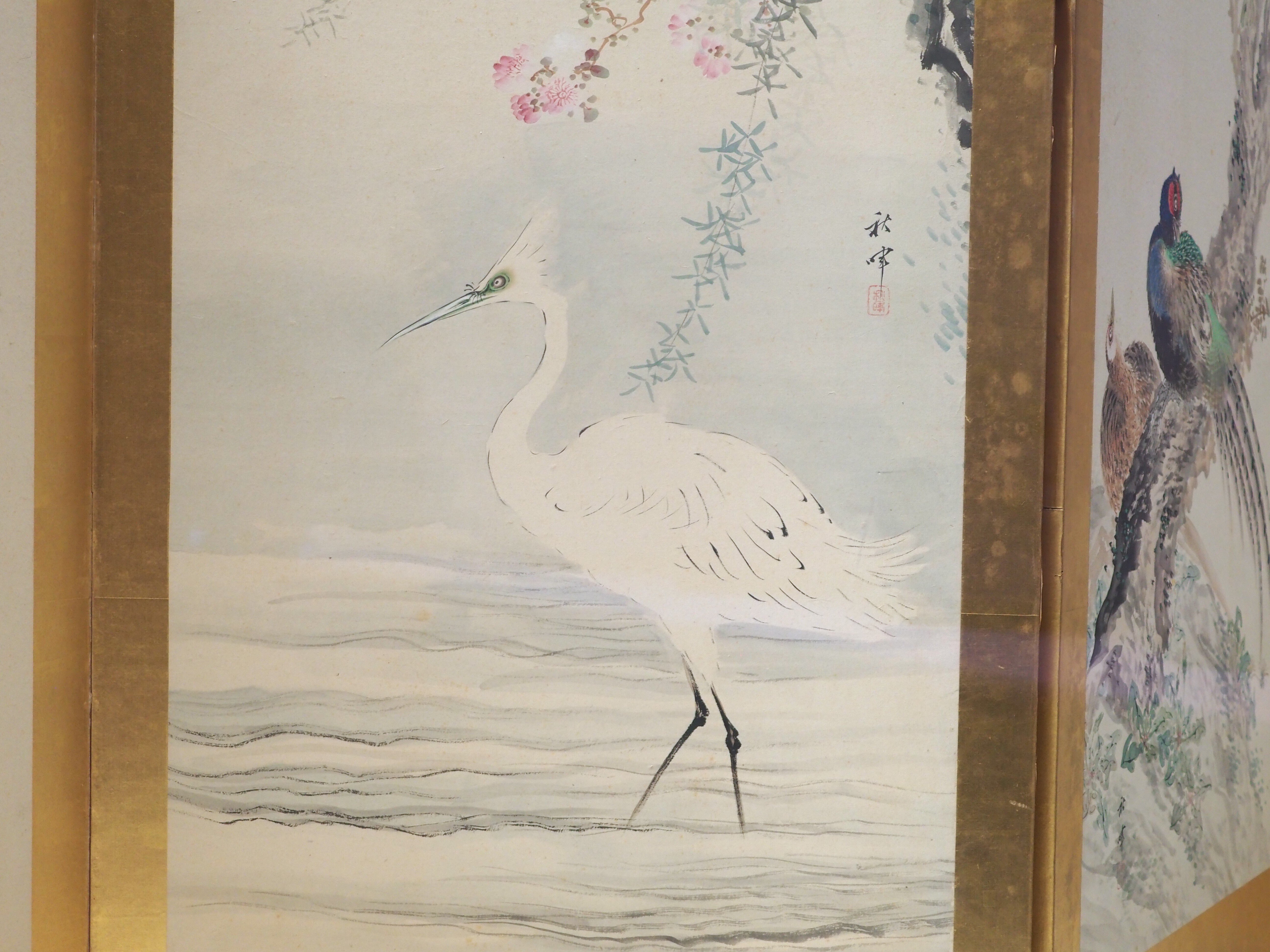 江戸時代の図譜と岡本秋暉の《四季花鳥図屏風》｜かわかわ