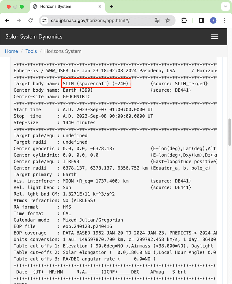 Python Panda3DライブラリでSLIMの軌跡を再現|creativival