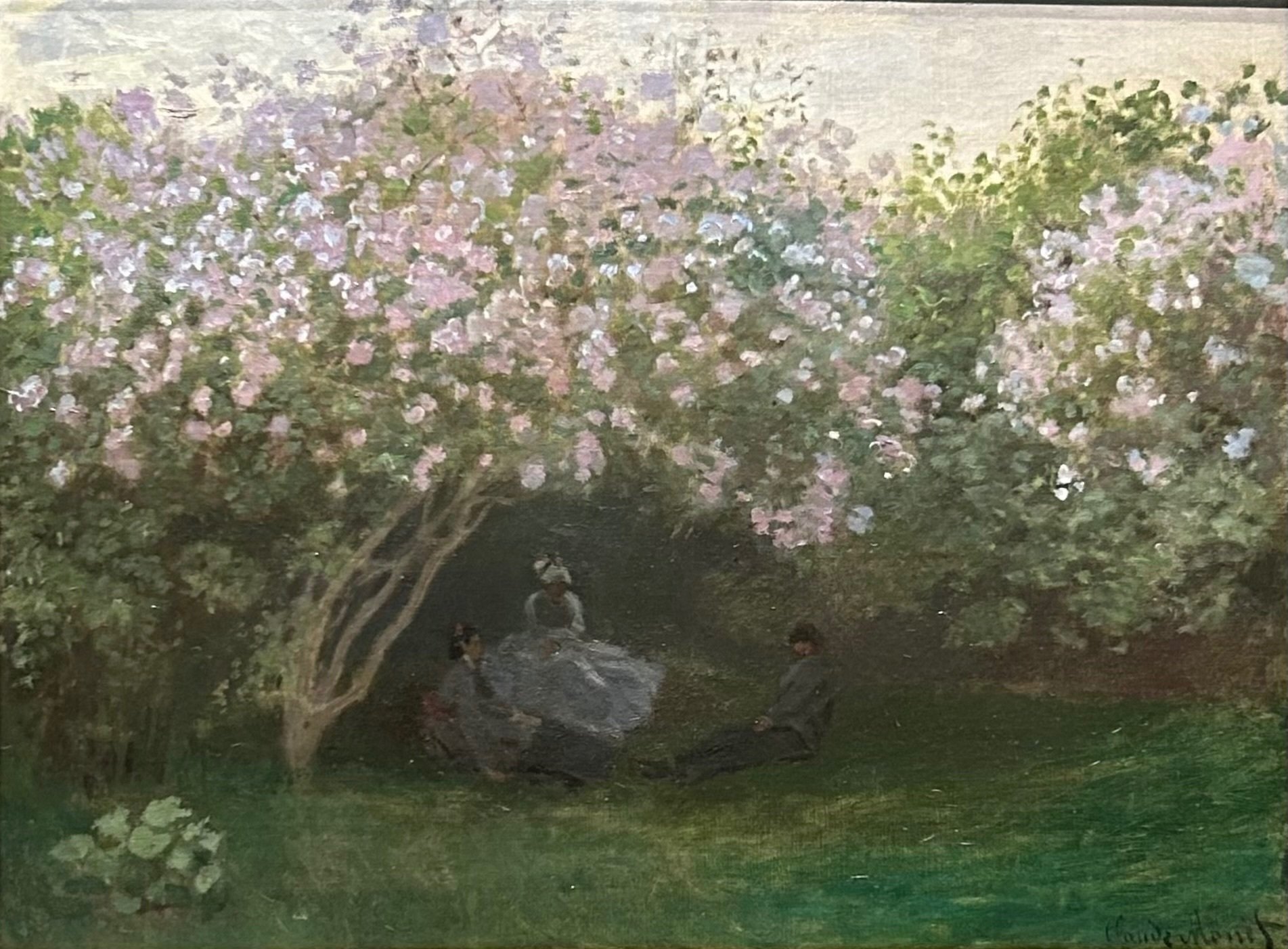 子供のためのオルセー美術館(82)モネ・曇りの日の花と、それから／モネ