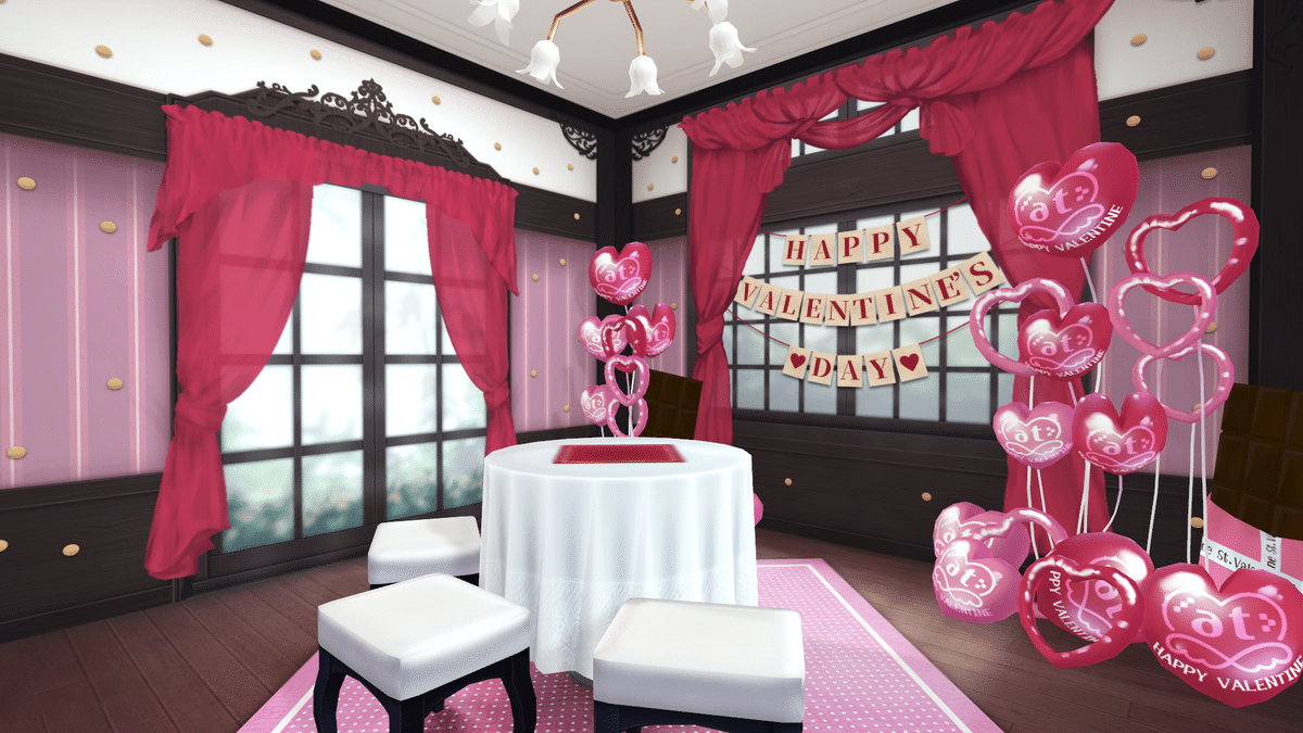 シーズナルイベント『Happy Valentine2024』｜バーチャルあっと