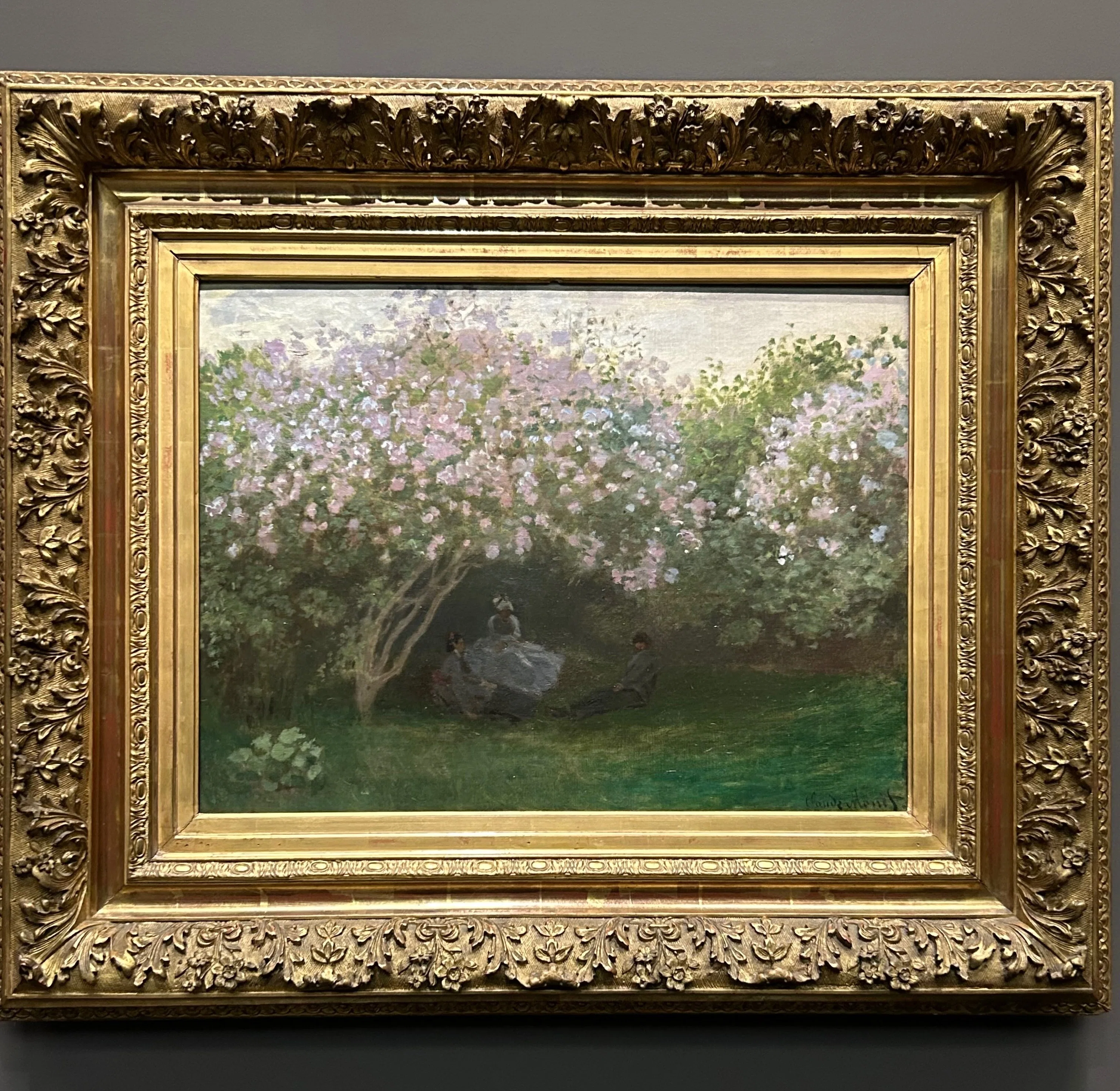 子供のためのオルセー美術館(82)モネ・曇りの日の花と、それから／モネ
