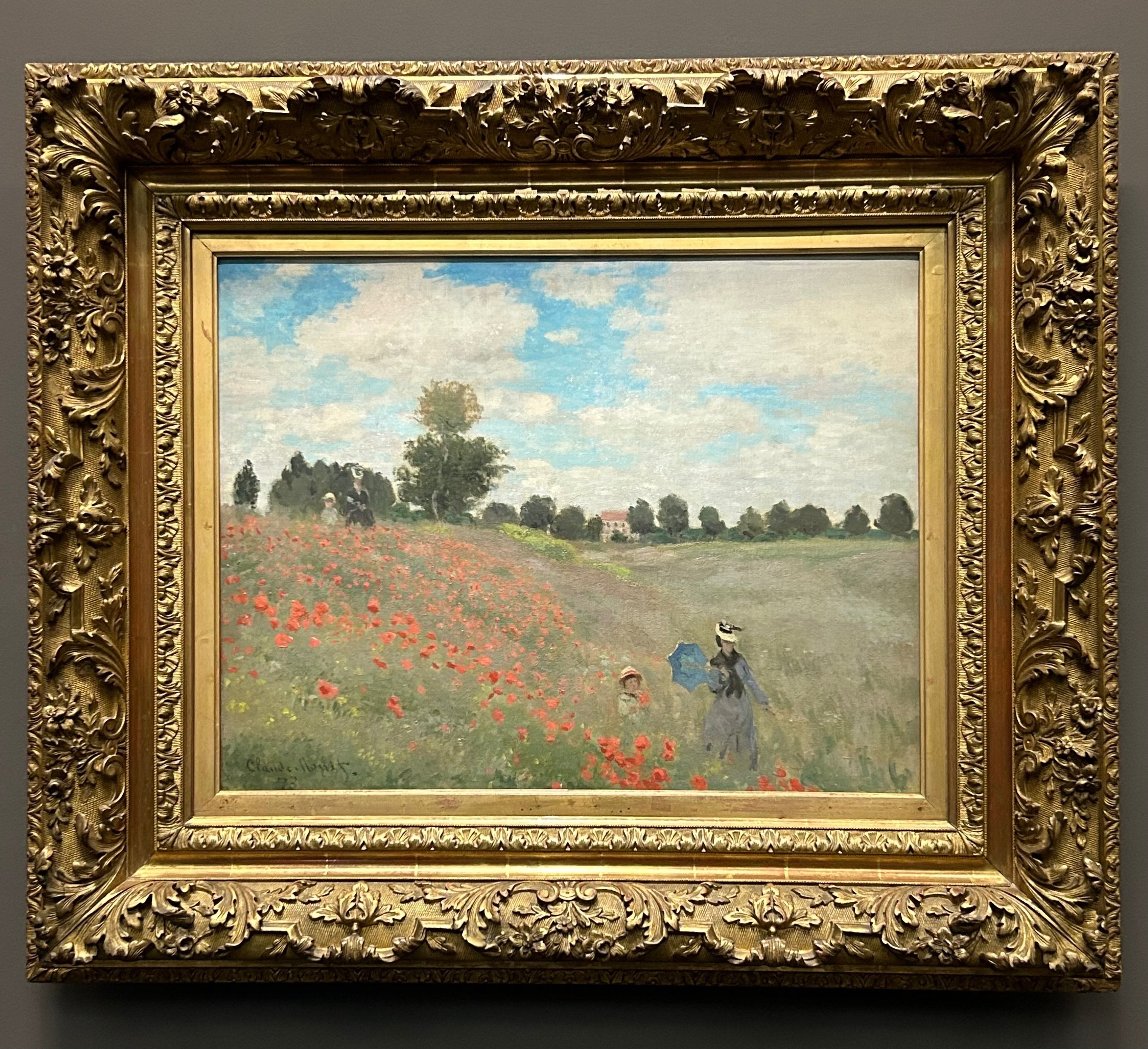 子供のためのオルセー美術館(82)モネ・曇りの日の花と、それから／モネ