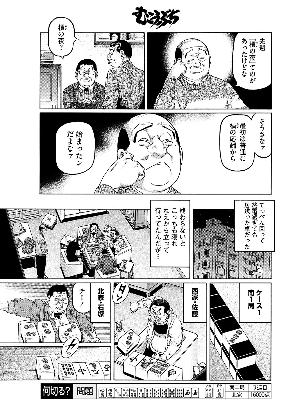 むこうぶち517 槓の夜【天獅子悦也】｜近代麻雀ノート