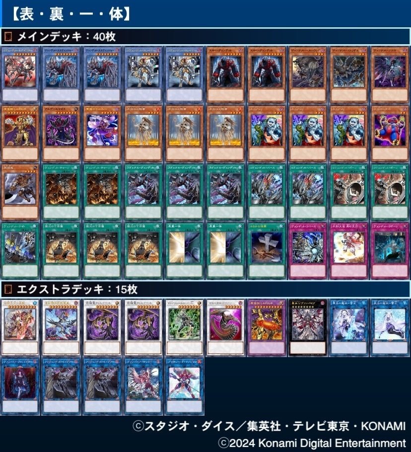 遊戯王デッキ　ヴェンデットデッキ　ガチ構築 遊戯王 デッキレシピ】2024年4月対応「ヴェンデット」ガチ構築