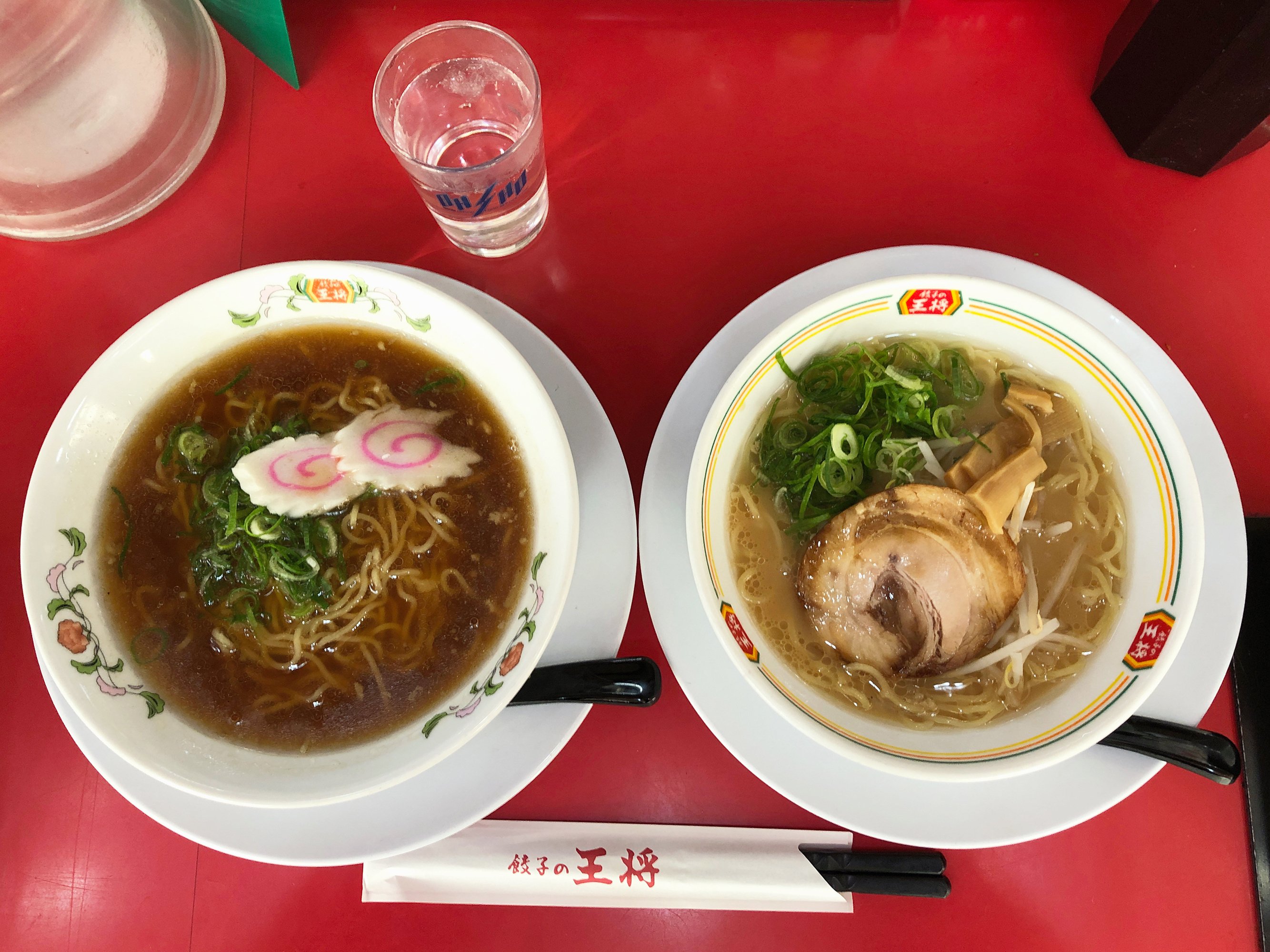 餃子の王将》 かけラーメンとJSM王将ラーメン食べ比べ｜Jumpei Kawamura