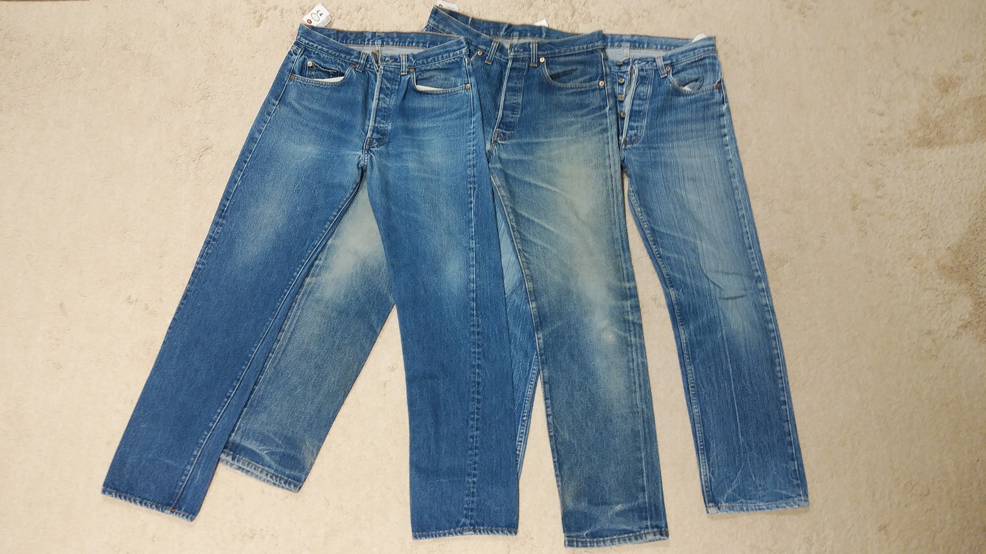 リーバイス501.80年代 その3 653縦落ち｜カンヌキ