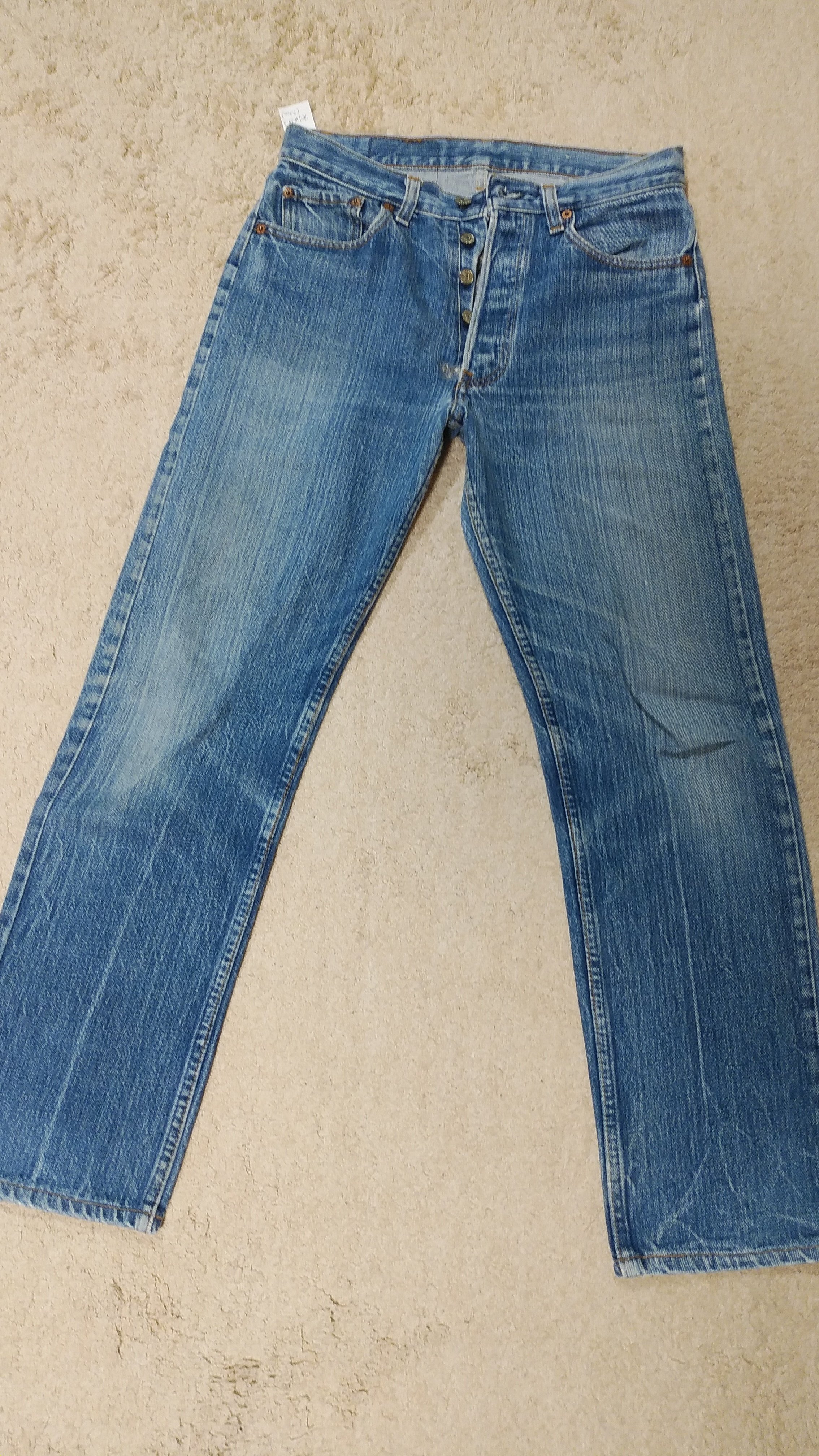 リーバイス501.80年代 その3 653縦落ち｜カンヌキ