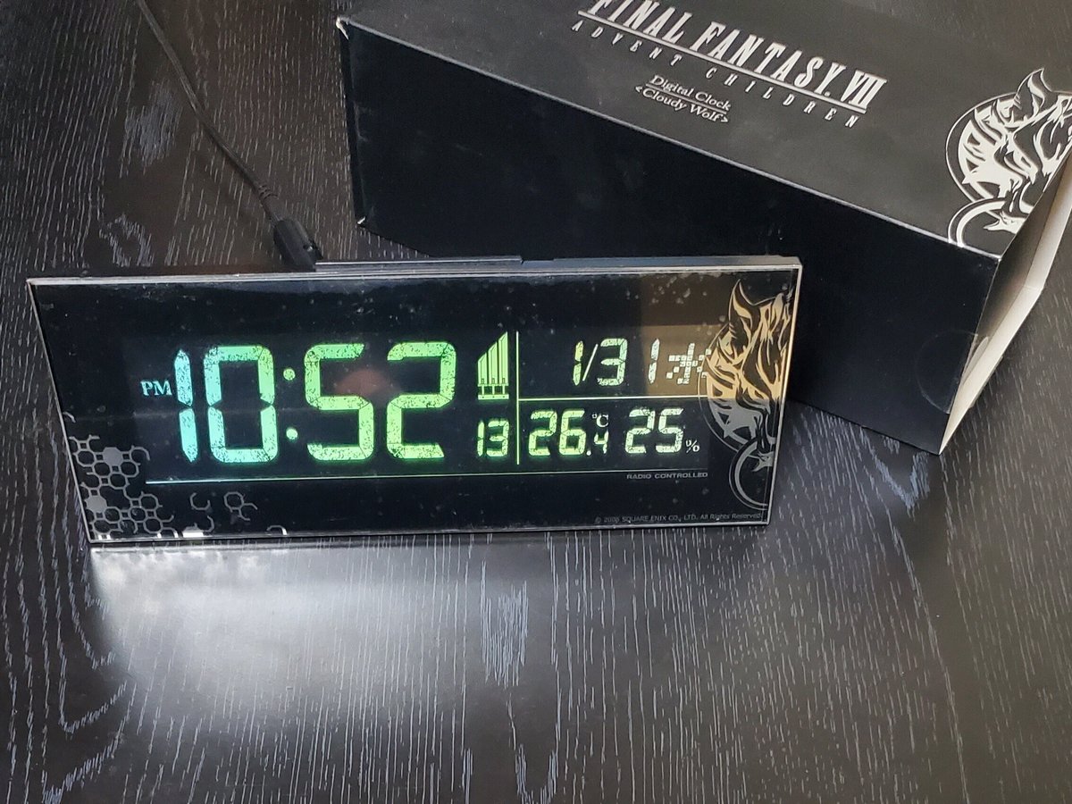 FINAL FANTASY VII ADVENT CHILDREN デジタルクロック ＜クラウディ  