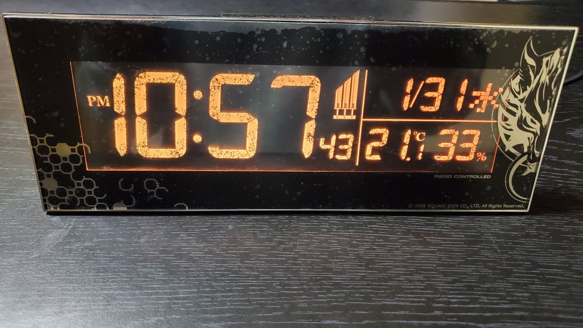 FINAL FANTASY VII ADVENT CHILDREN デジタルクロック ＜クラウディ  