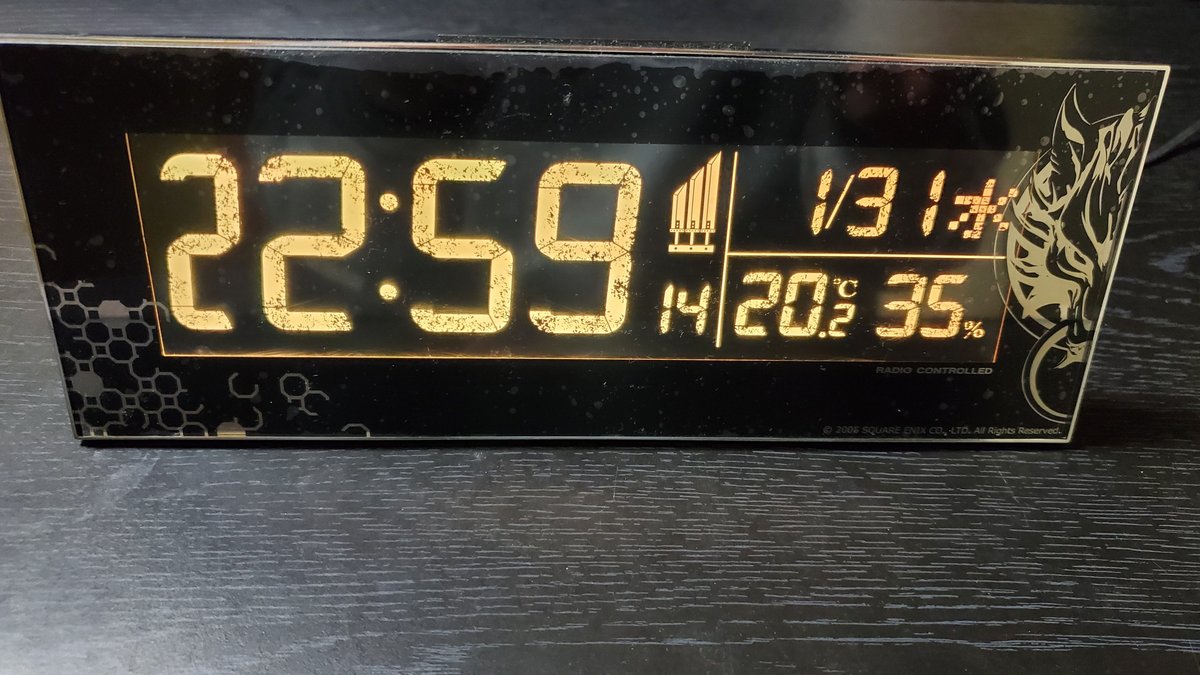 FINAL FANTASY VII ADVENT CHILDREN デジタルクロック ＜クラウディ  