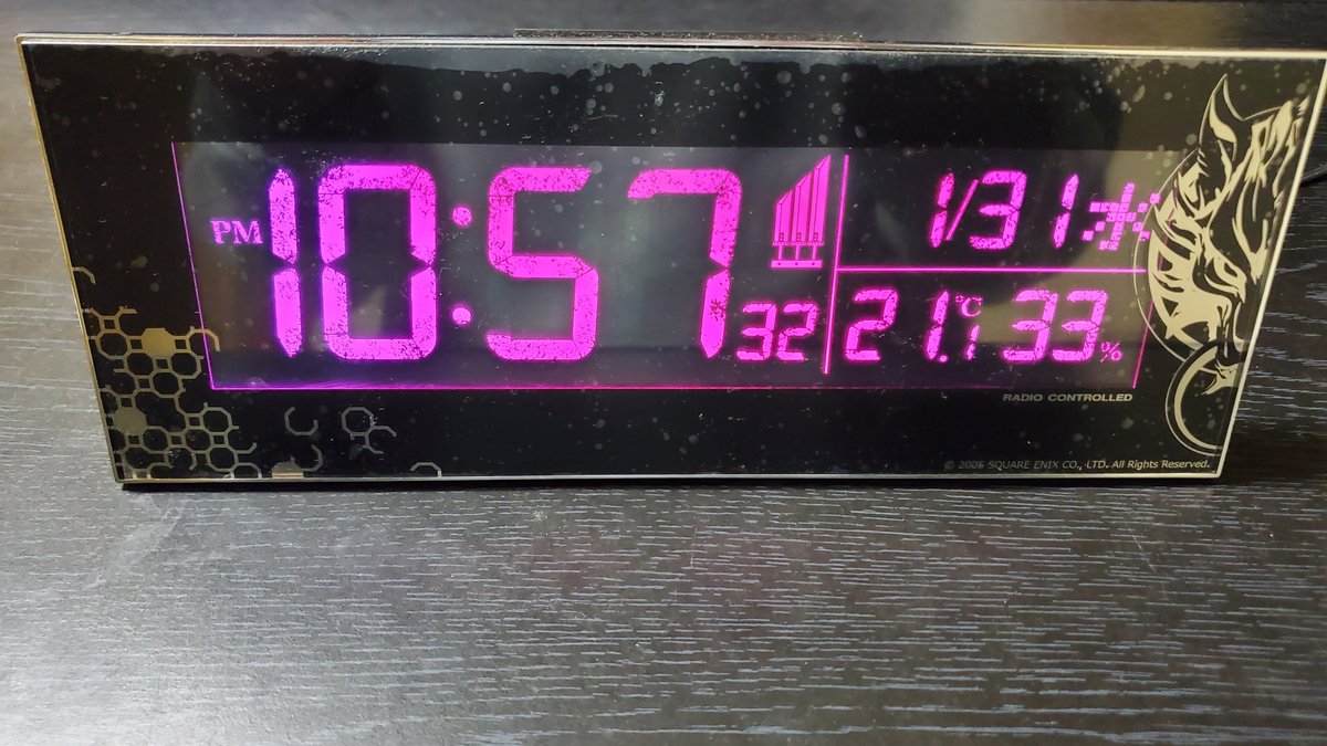 FINAL FANTASY VII ADVENT CHILDREN デジタルクロック ＜クラウディ  