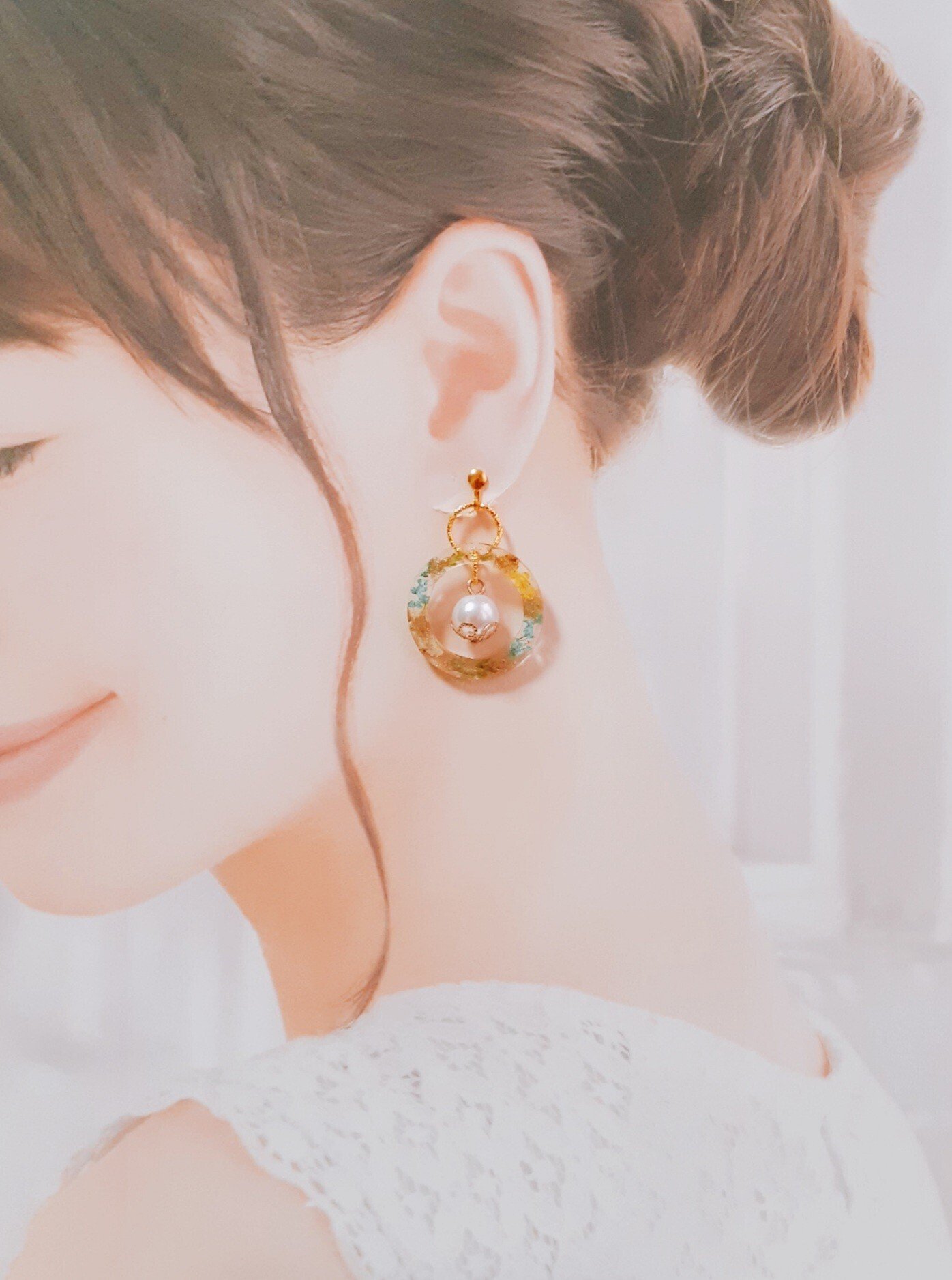 北九州市若松区でハンドメイド♥️つまみ細工 アクセサリー｜ゆか358