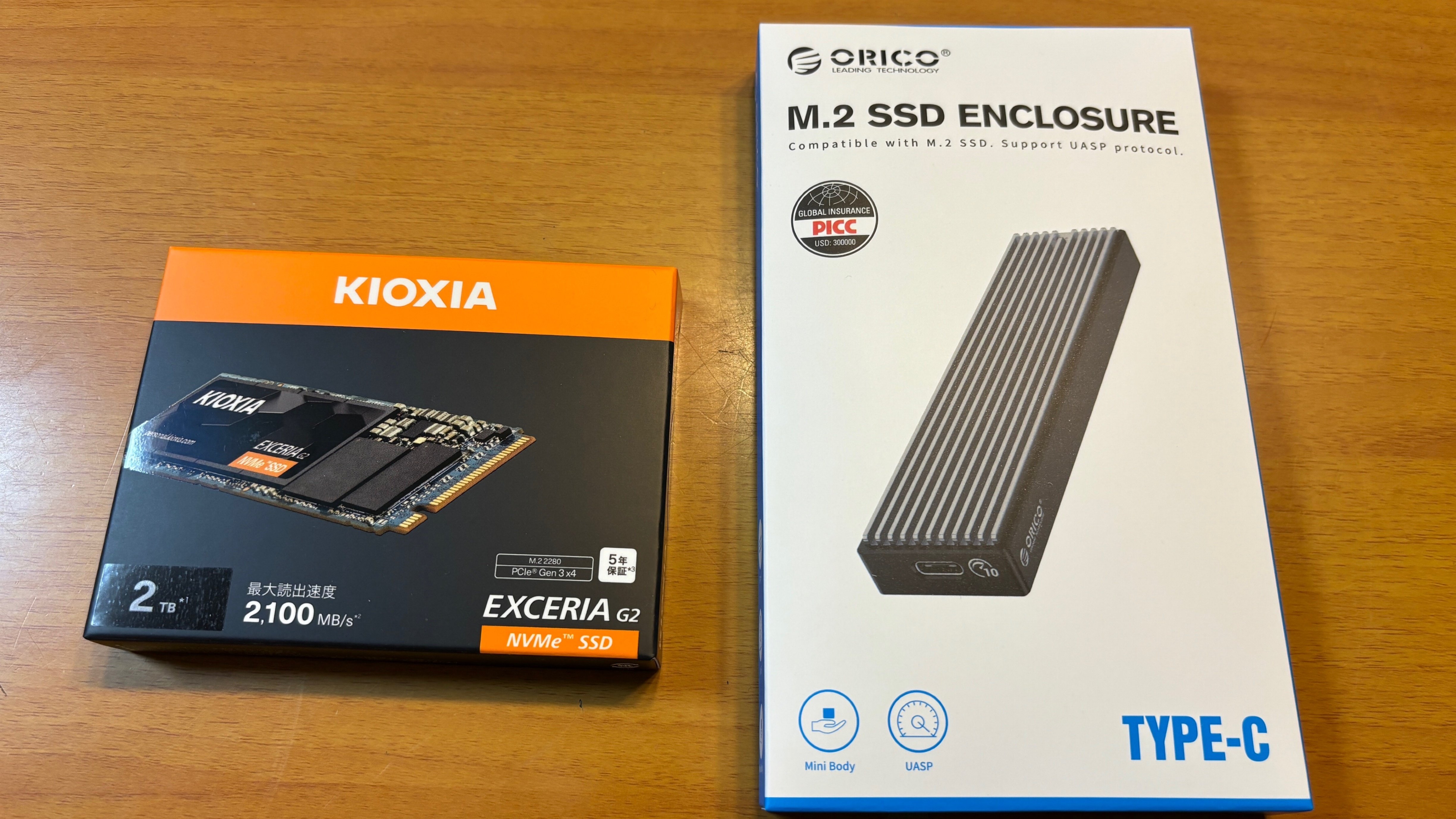 SSD 1000GB と ケースのセット Amazon.co.jp: UGREEN M.2 SSD 外付けケース-SATA NVME両対応 M