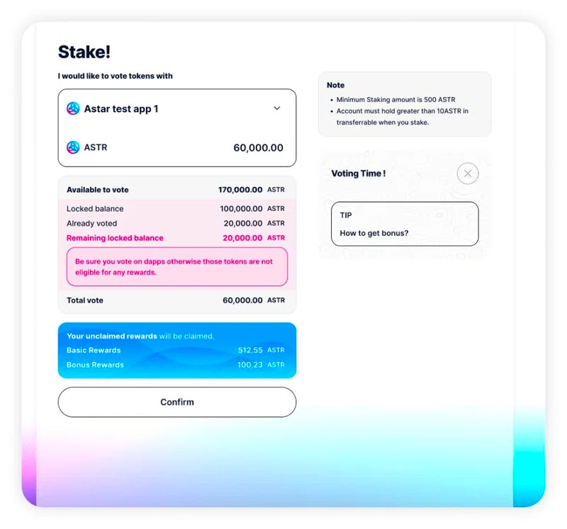 dApp Staking v3 ユーザーガイド｜bao