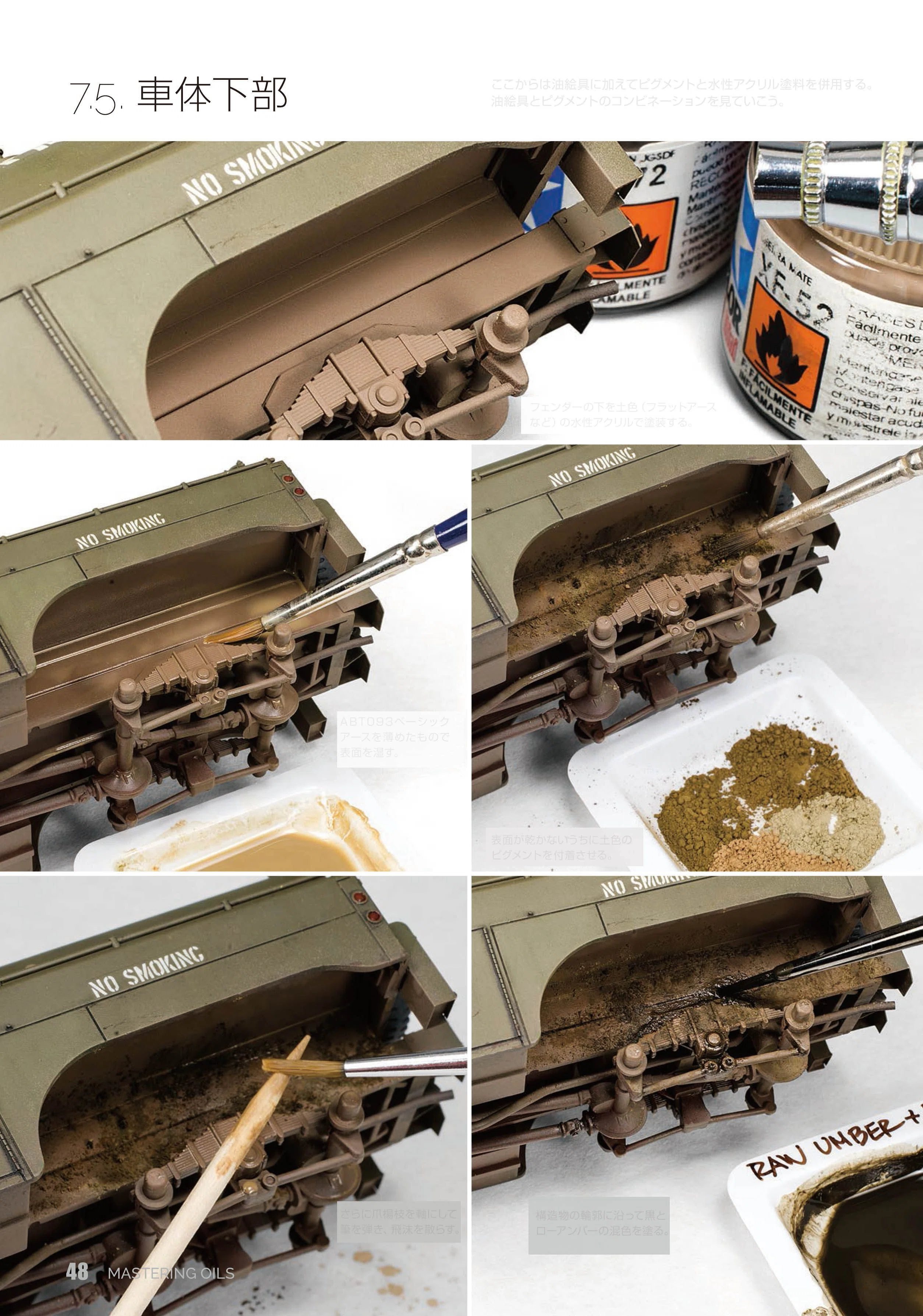 サンプル公開】油絵具を極める AFVモデル 油彩塗装 ウェザリング
