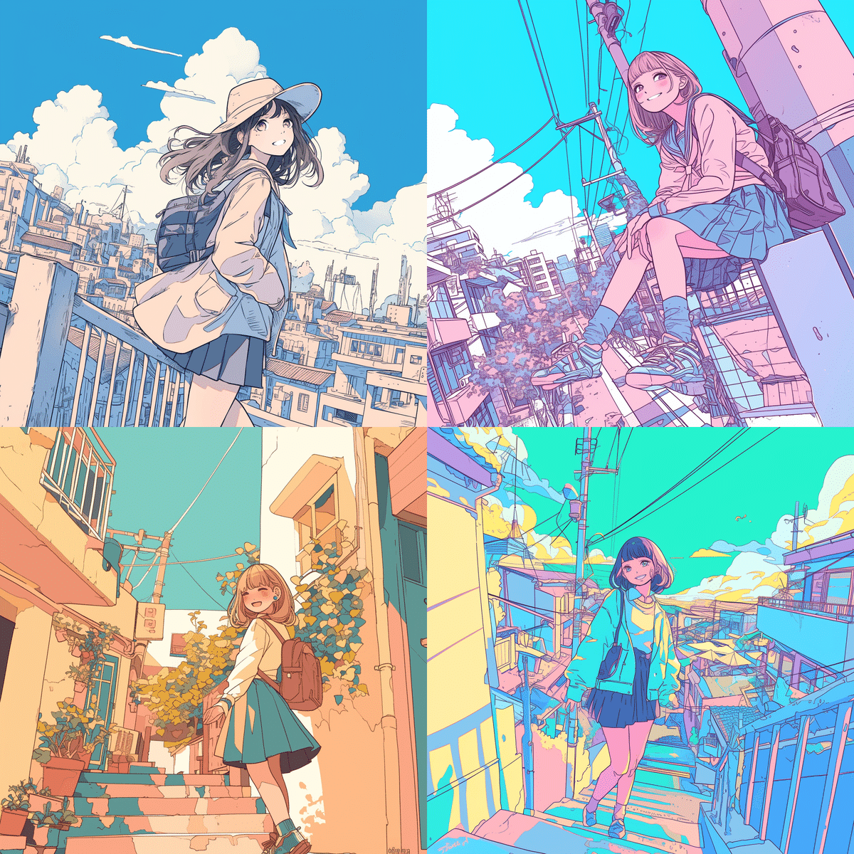 AIイラスト】Midjourney（ミッドジャーニー）で「かわいい女の子