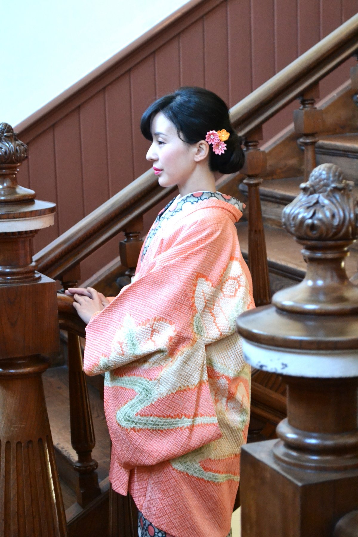 正絹 やわらかな色の総絞りの羽織 | きじばとや｜丸帯 